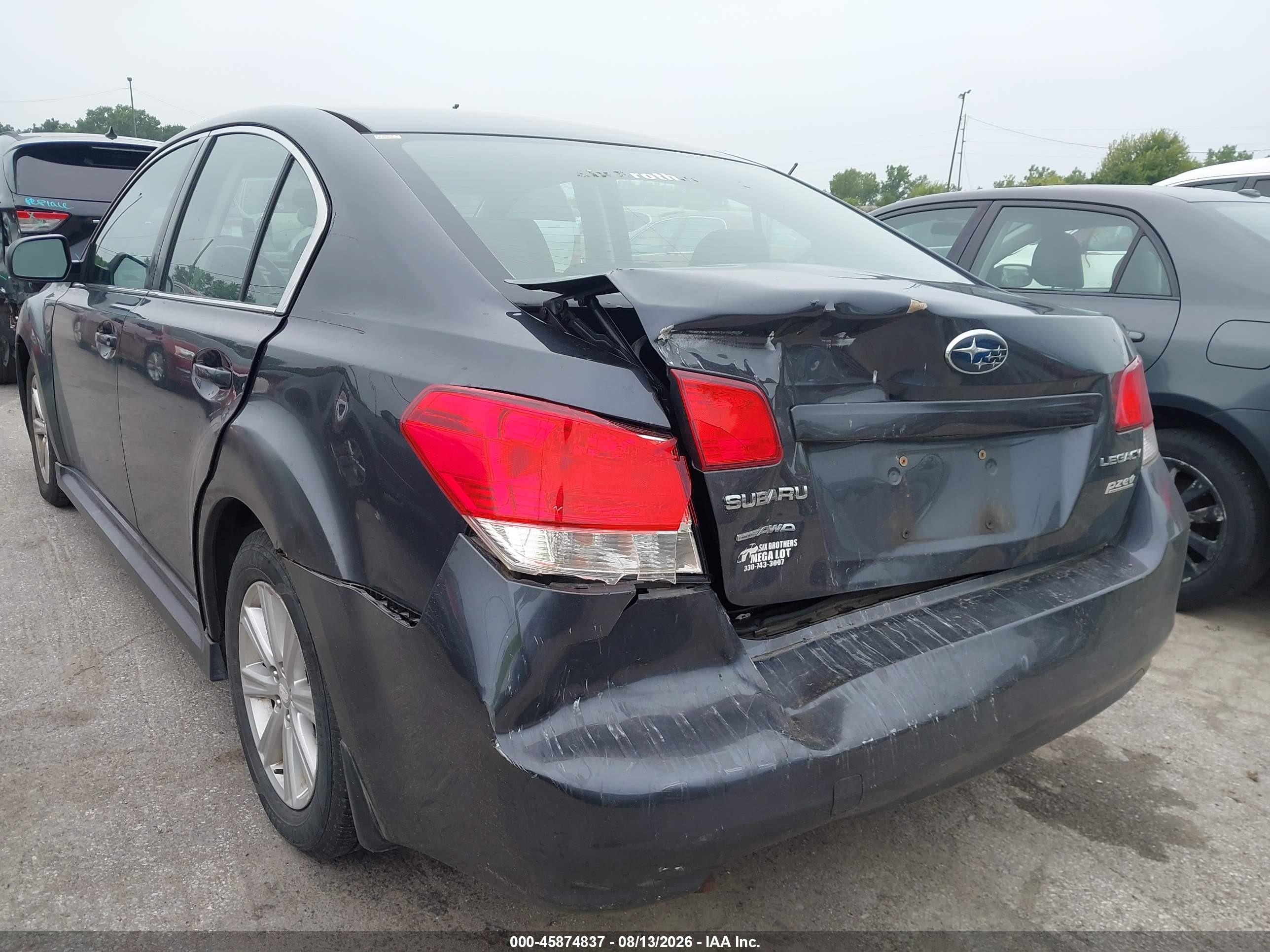 2011 Subaru Legacy 2.5i Premium Gray vin: 4S3BMBG6XB3233369