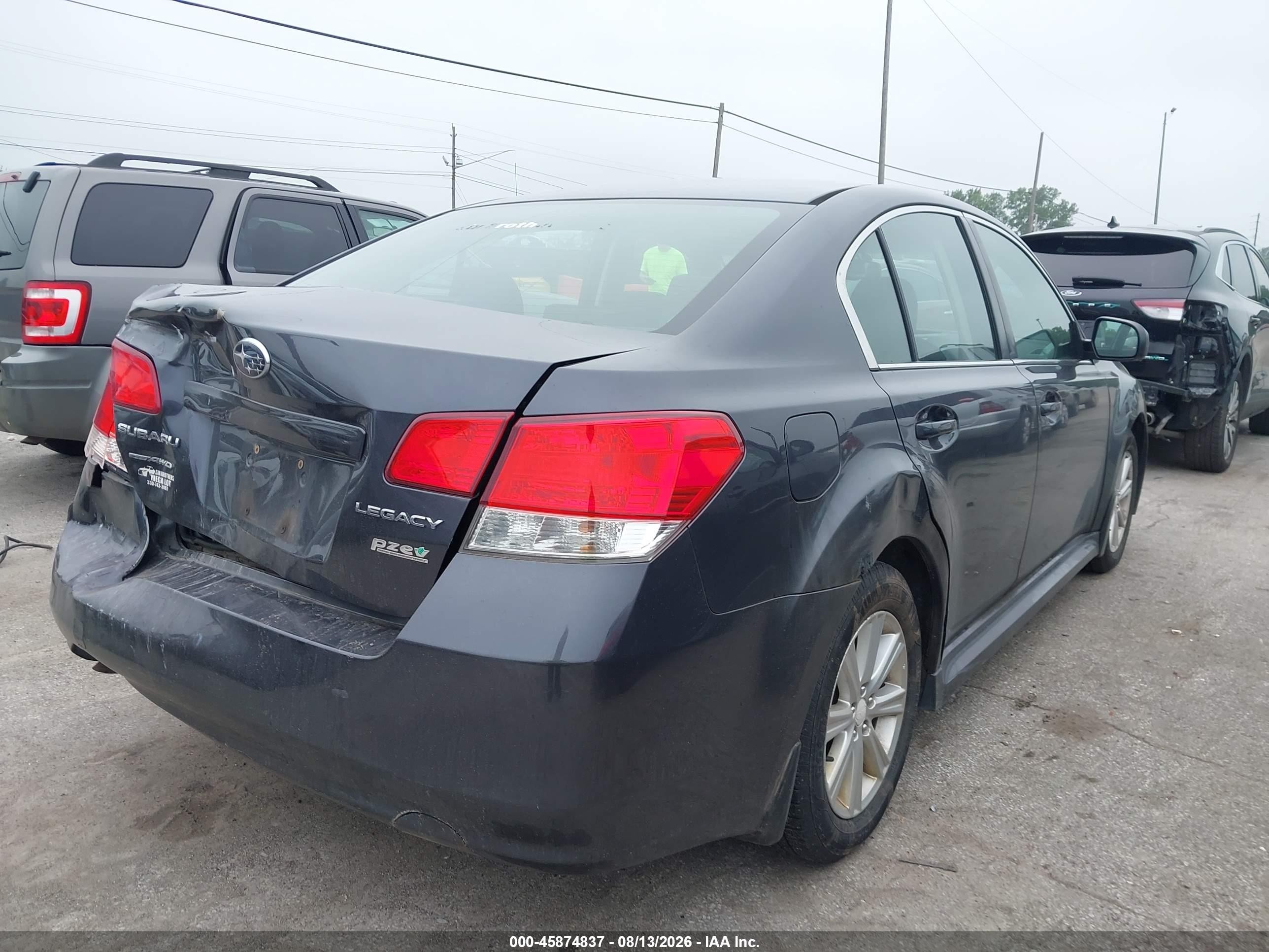 2011 Subaru Legacy 2.5i Premium Gray vin: 4S3BMBG6XB3233369