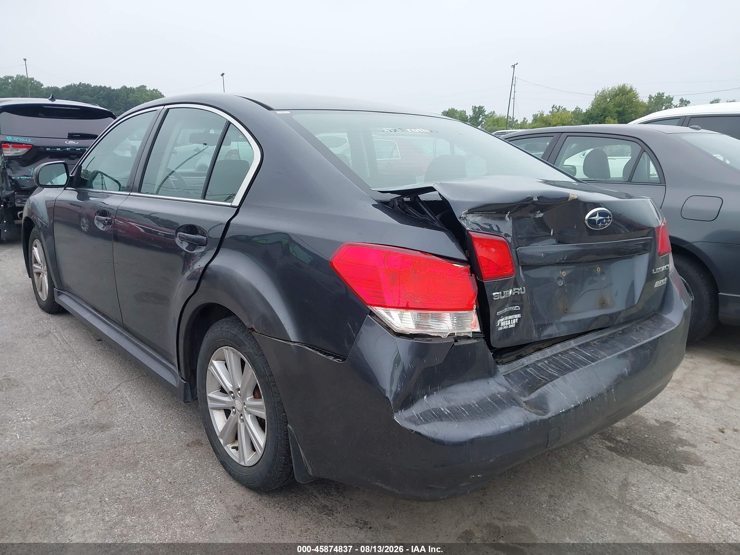 2011 Subaru Legacy 2.5i Premium Gray vin: 4S3BMBG6XB3233369