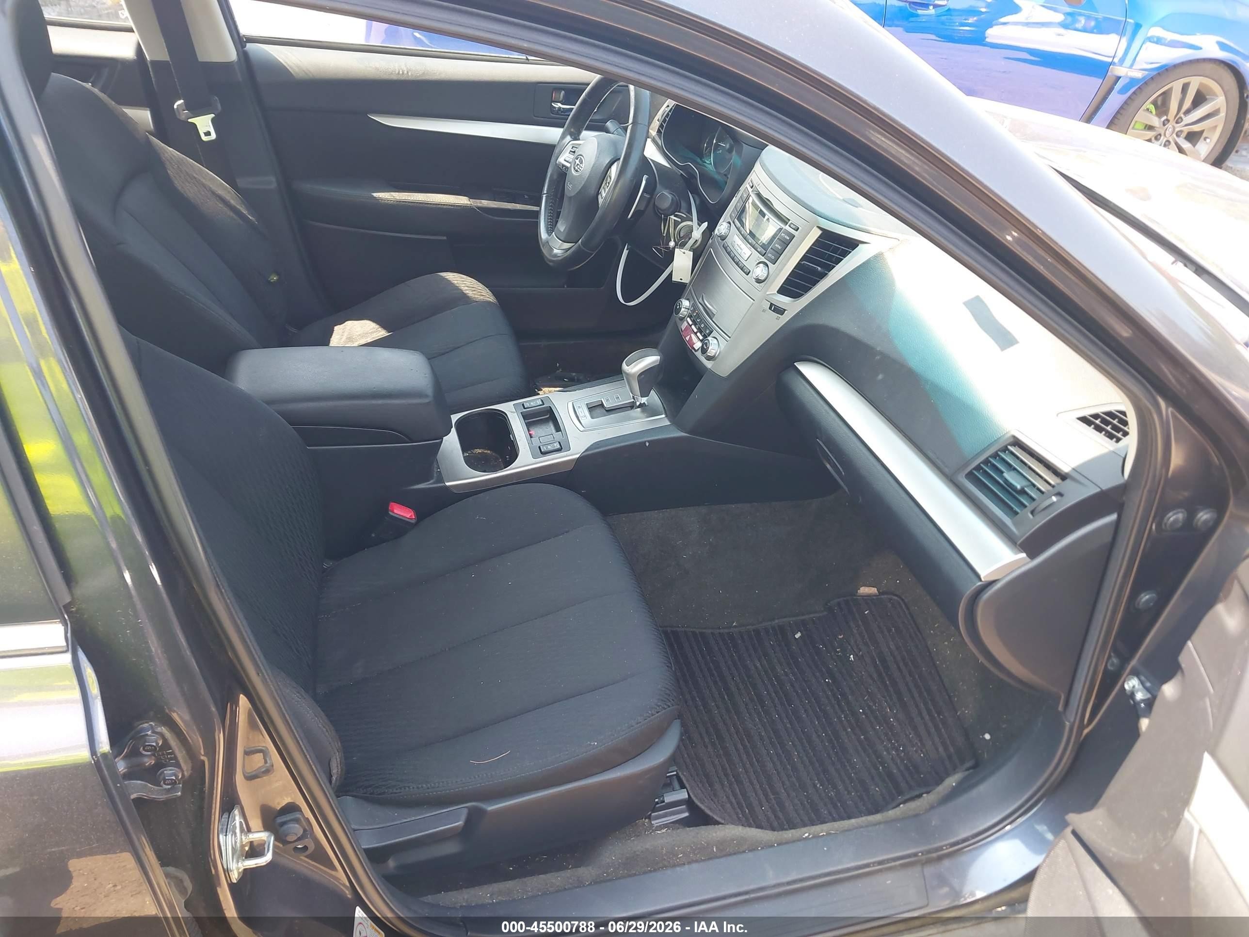 2012 Subaru Legacy 2.5i Premium Серый vin: 4S3BMBG6XC3026448