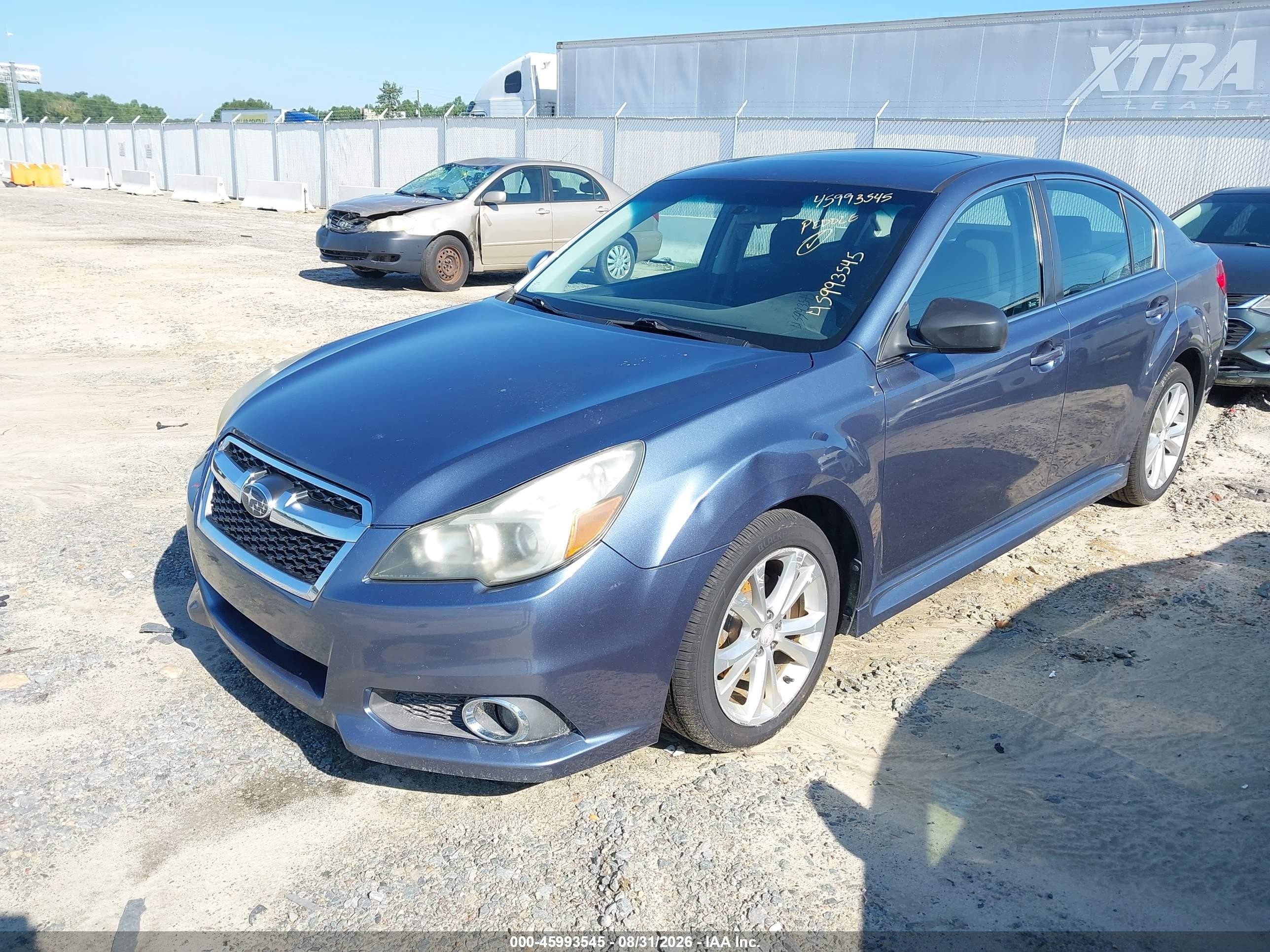 2013 Subaru Legacy 2.5i Premium Синий vin: 4S3BMBG6XD3015113