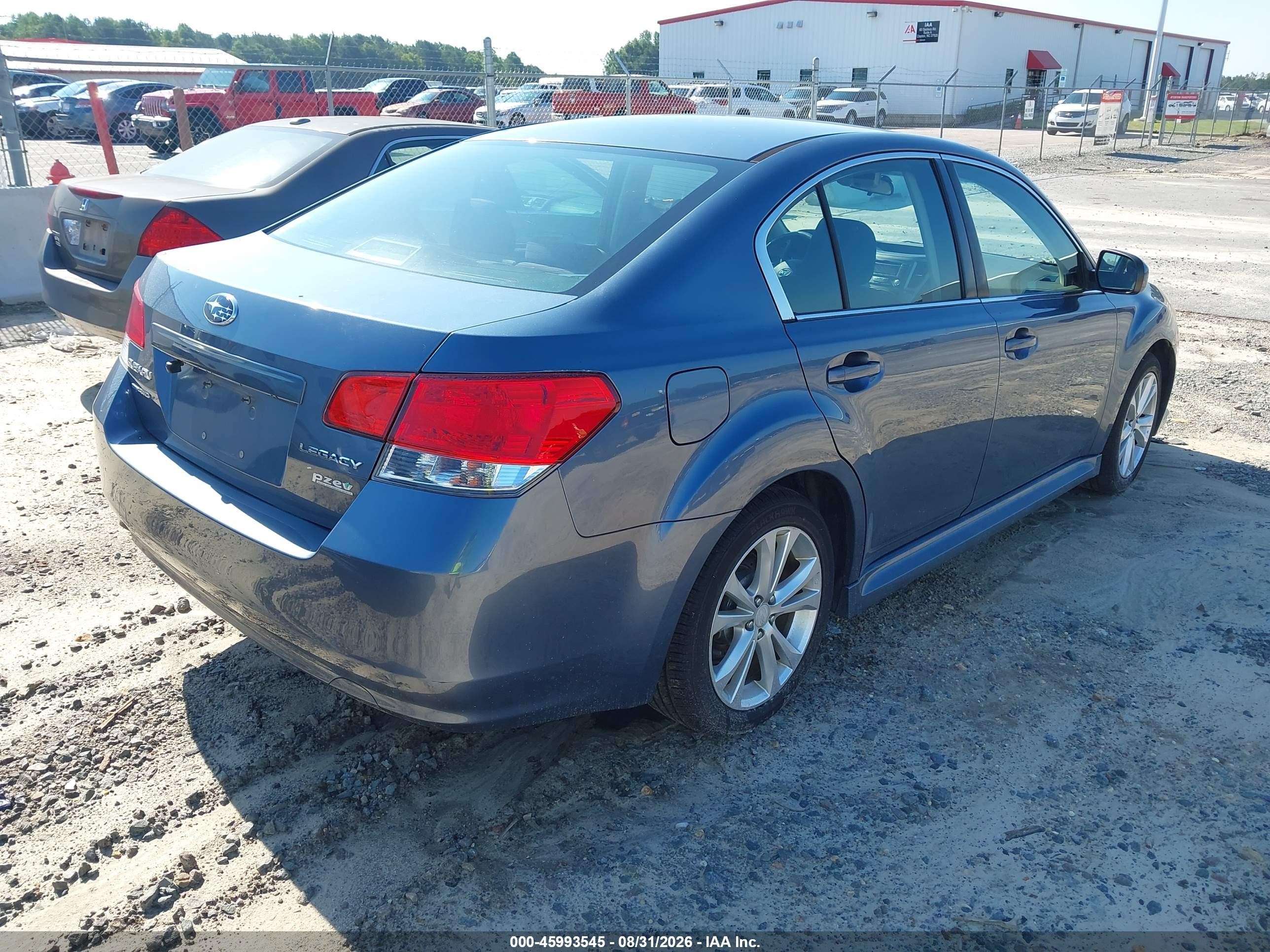 2013 Subaru Legacy 2.5i Premium Синий vin: 4S3BMBG6XD3015113