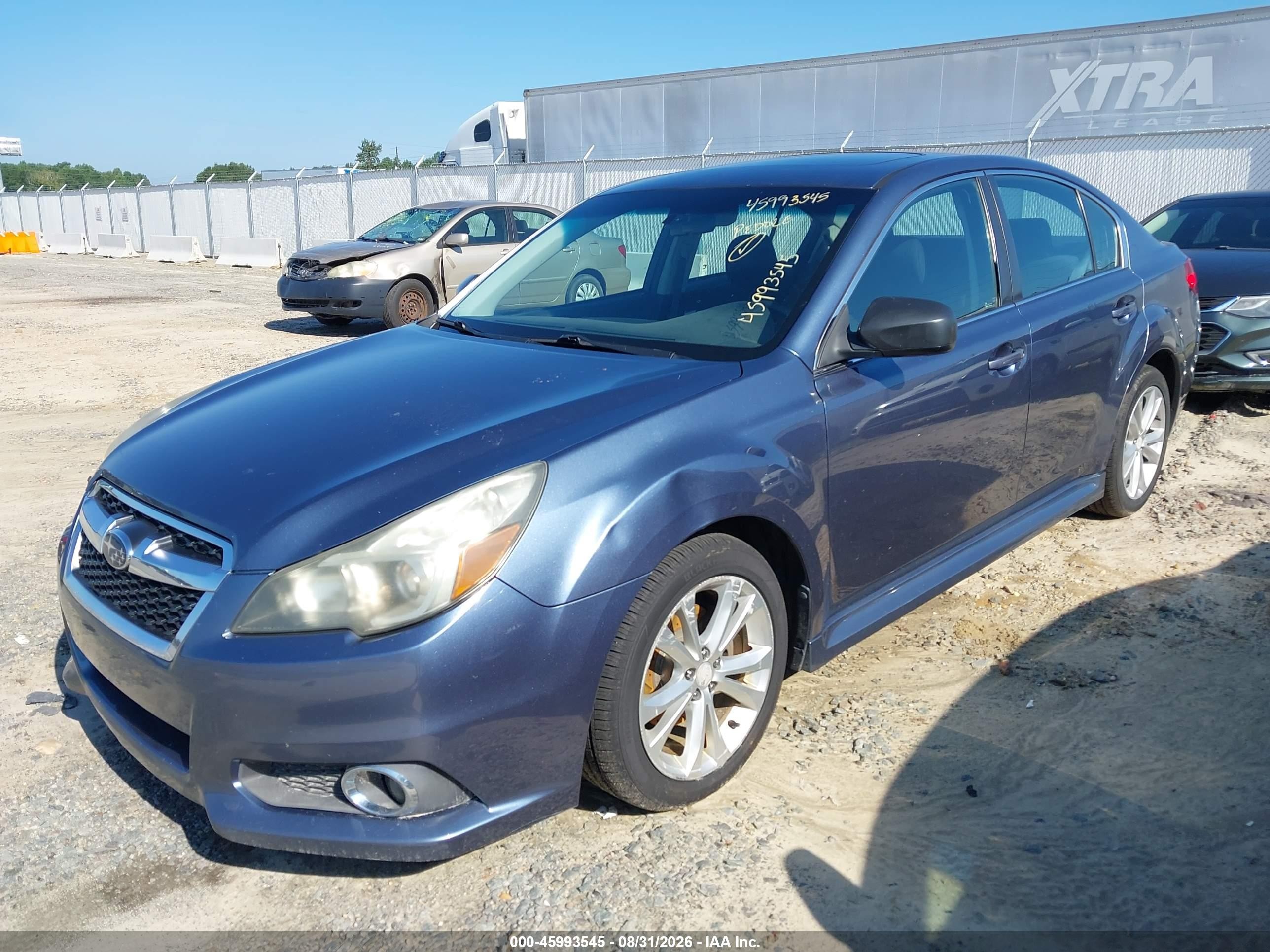 2013 Subaru Legacy 2.5i Premium Синий vin: 4S3BMBG6XD3015113
