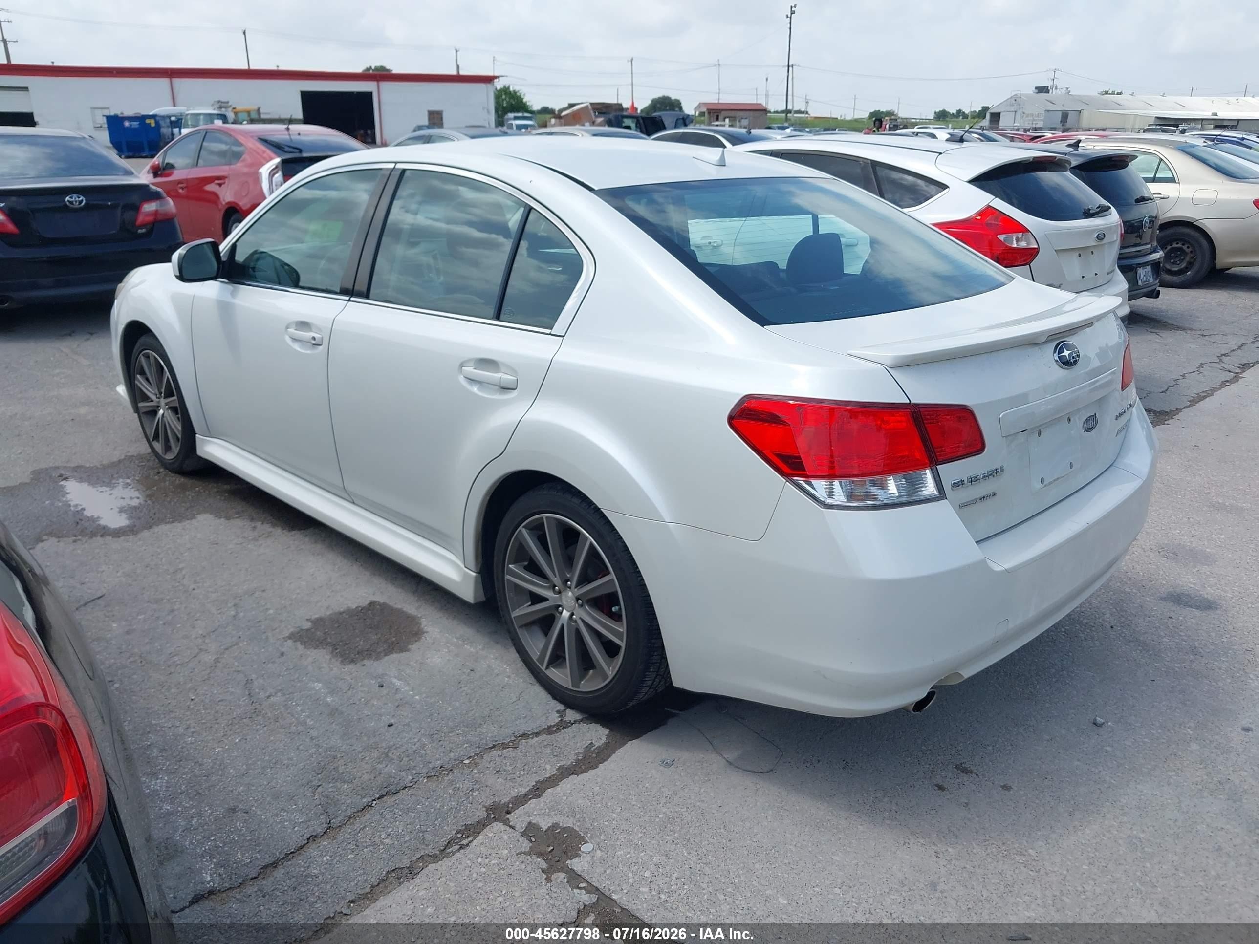 2014 Subaru Legacy 2.5 I Sport White vin: 4S3BMBH60E3026752