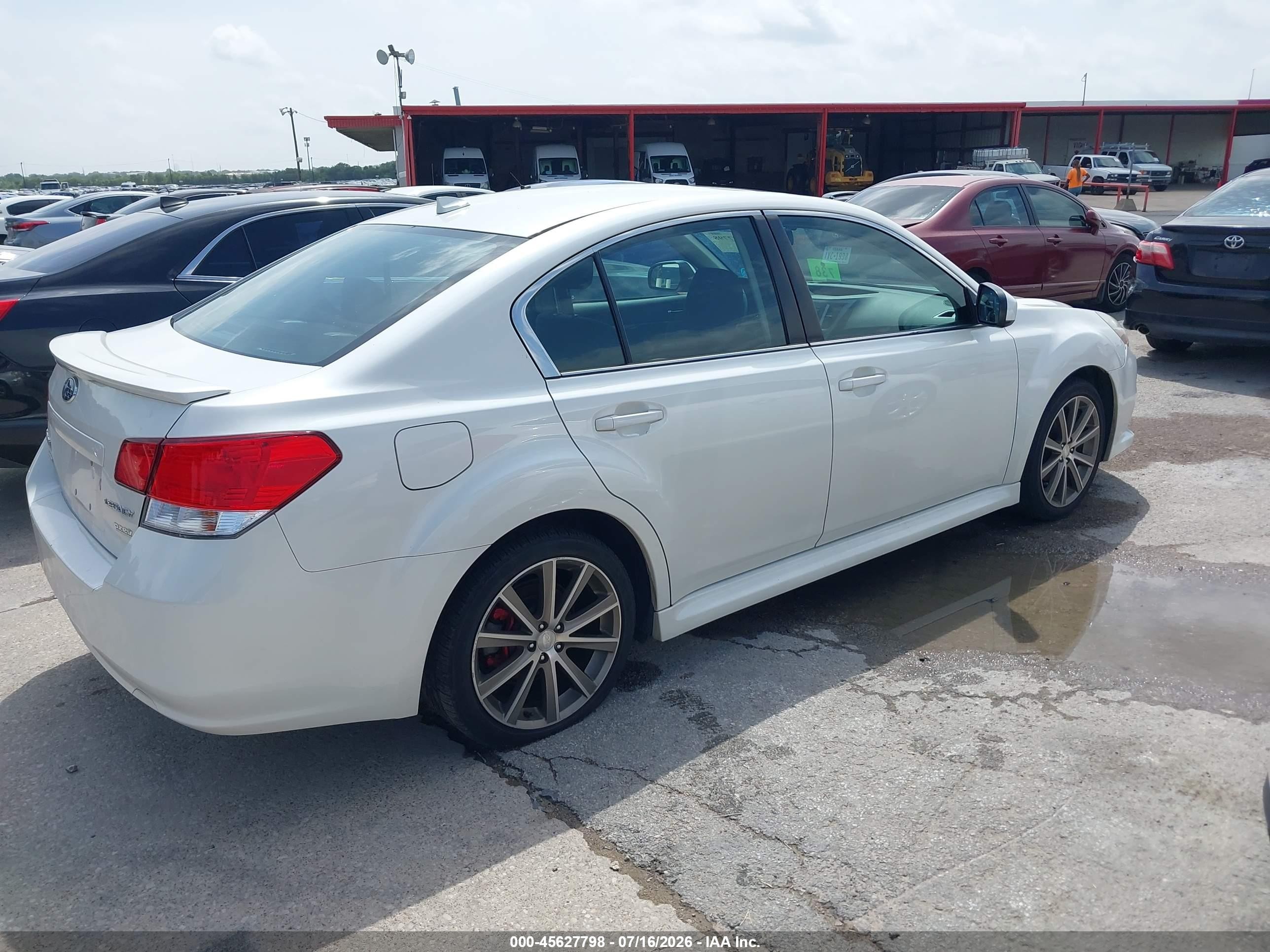 2014 Subaru Legacy 2.5 I Sport White vin: 4S3BMBH60E3026752