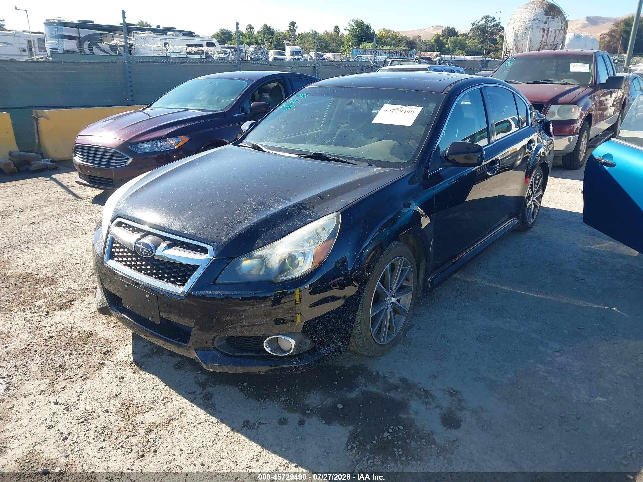 2014 Subaru Legacy 2.5 I Sport Gray vin: 4S3BMBH62E3024100