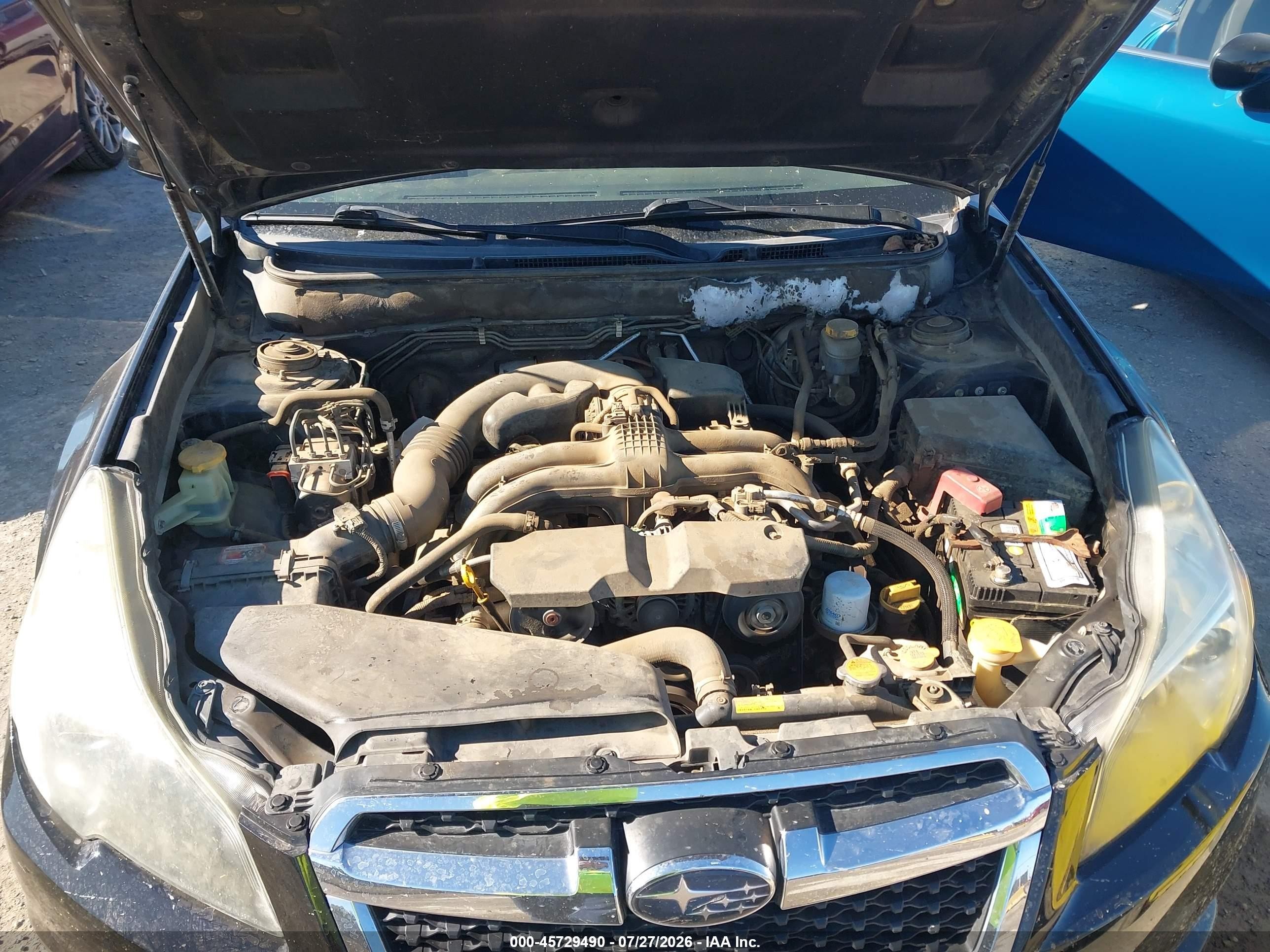 2014 Subaru Legacy 2.5 I Sport Gray vin: 4S3BMBH62E3024100
