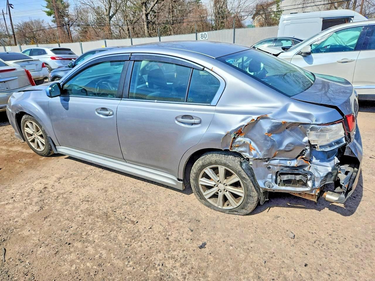2010 Subaru Legacy 2.5i Premium Gray vin: 4S3BMBH63A3243156