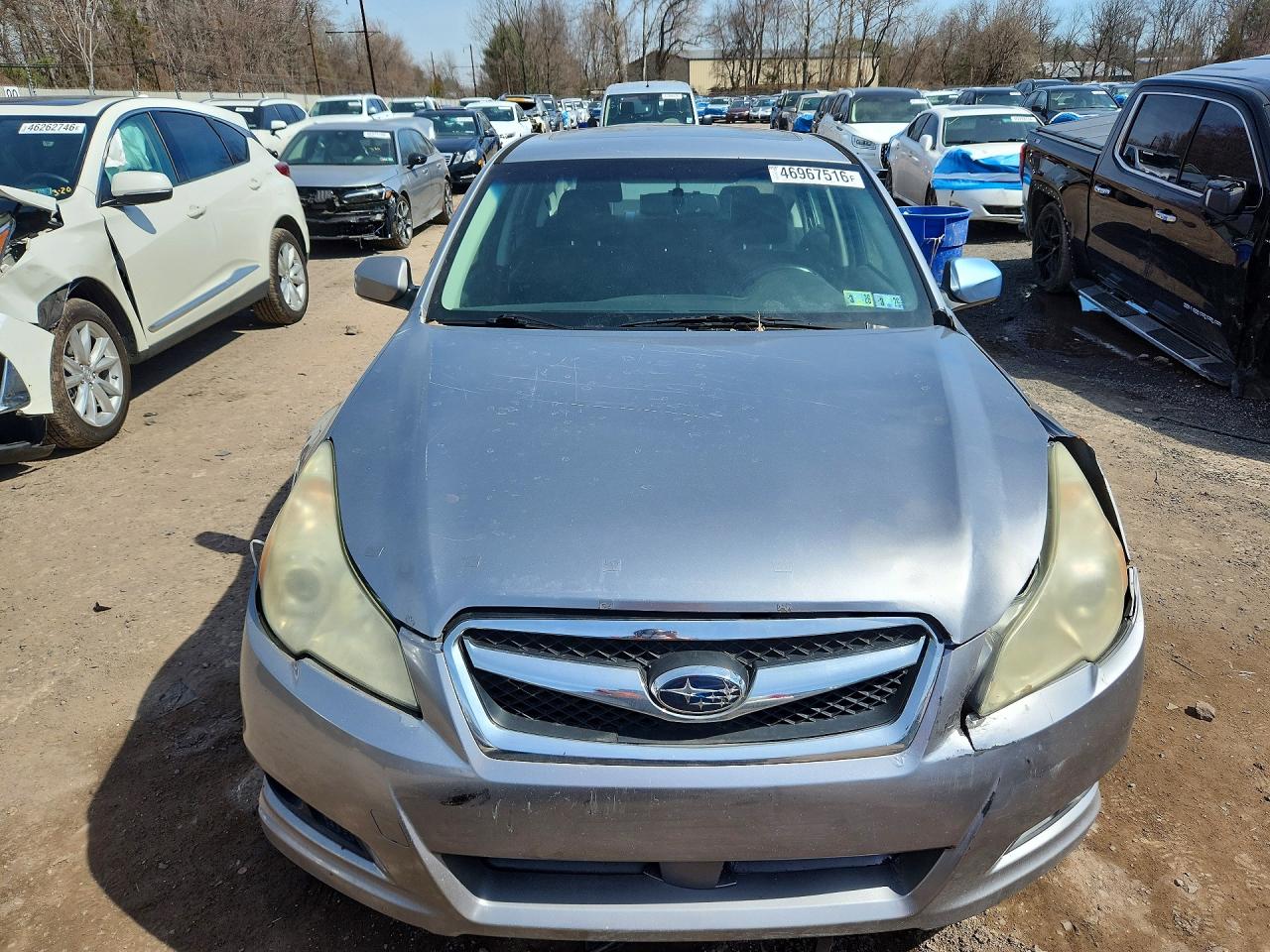 2010 Subaru Legacy 2.5i Premium Gray vin: 4S3BMBH63A3243156