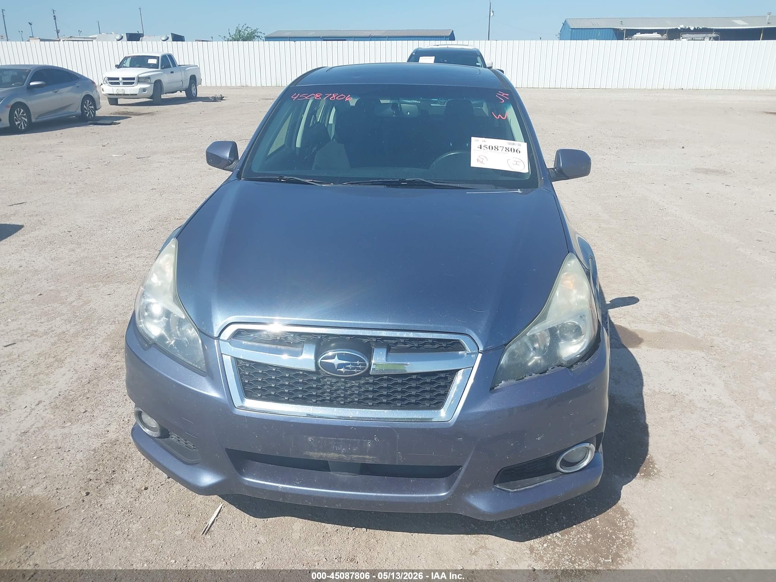 2014 Subaru Legacy 2.5 I Sport Blue vin: 4S3BMBH63E3003756