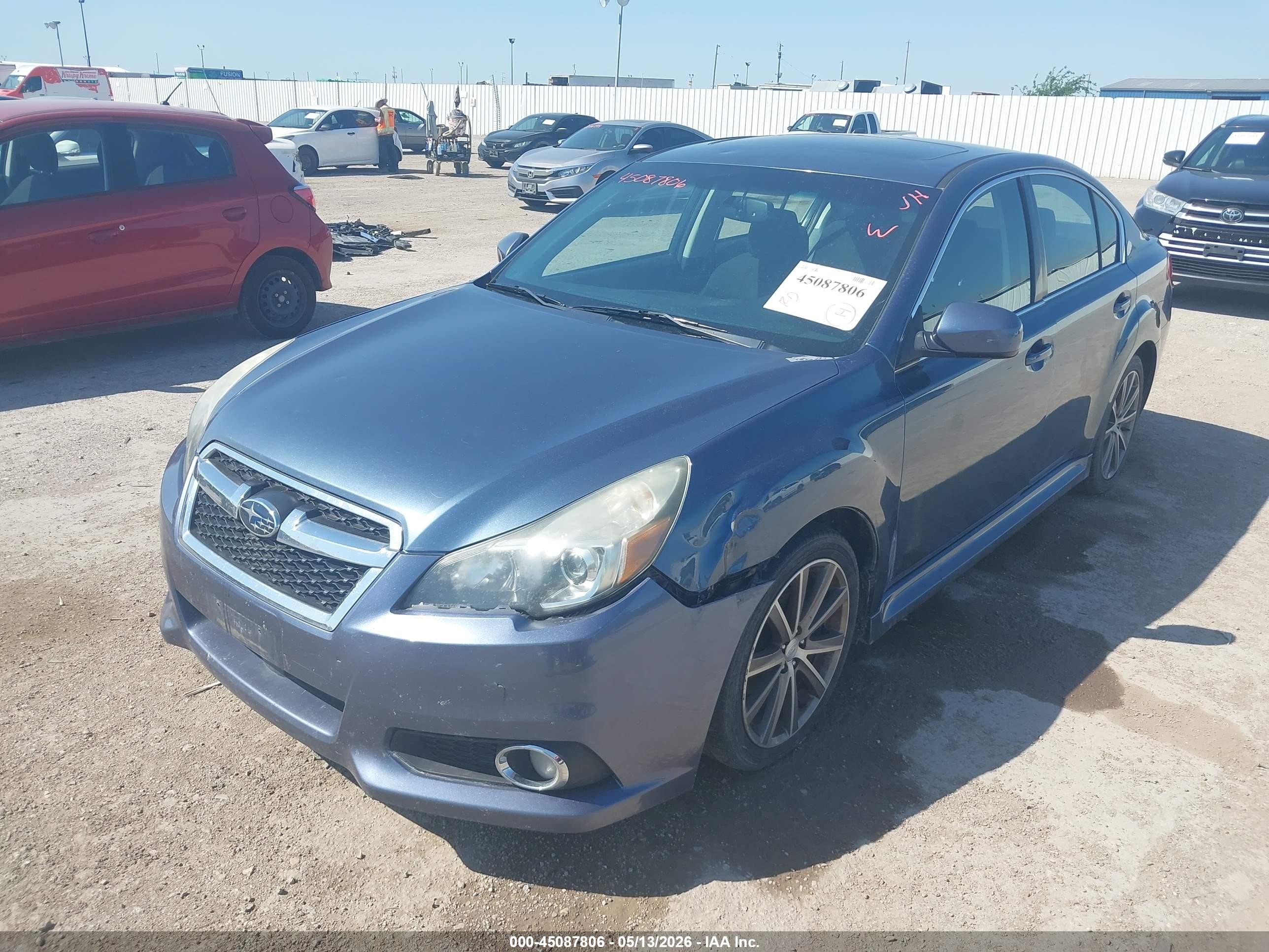 2014 Subaru Legacy 2.5 I Sport Blue vin: 4S3BMBH63E3003756