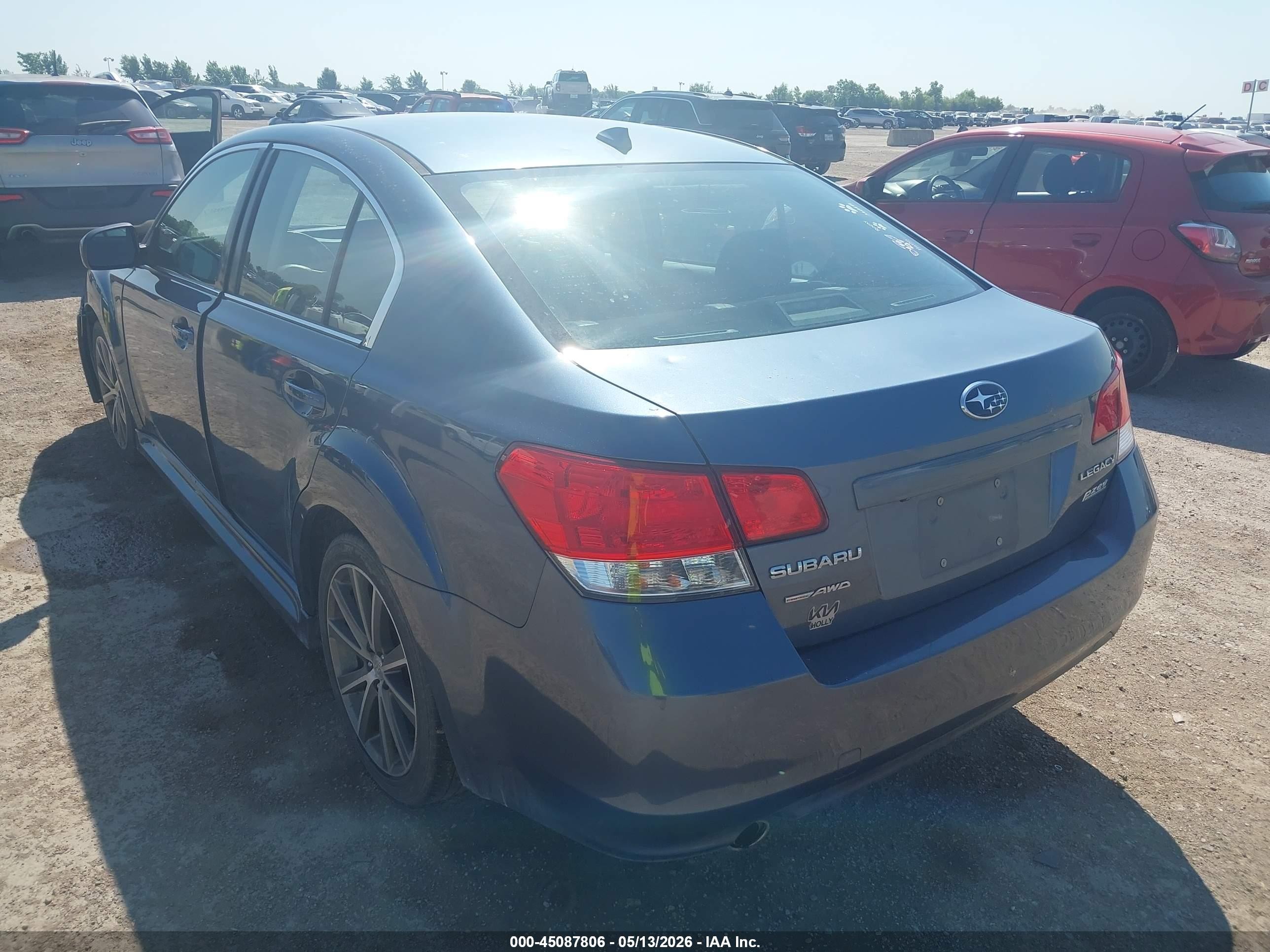 2014 Subaru Legacy 2.5 I Sport Blue vin: 4S3BMBH63E3003756