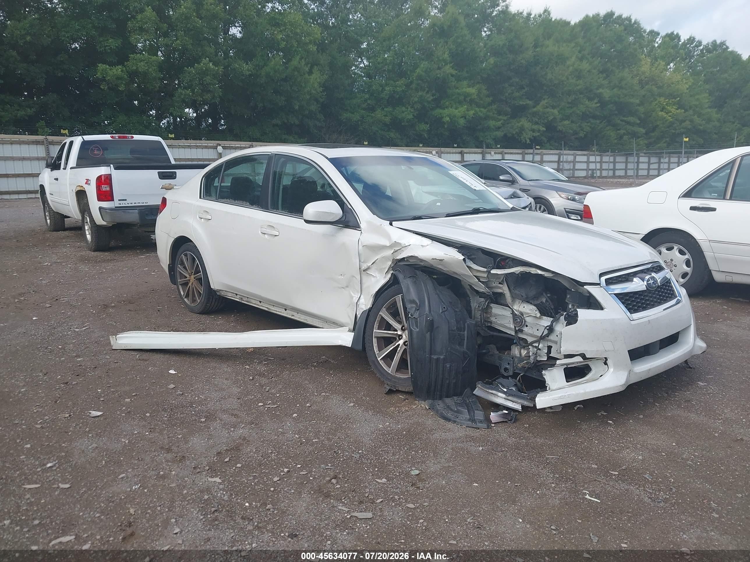 2014 Subaru Legacy 2.5 I Sport Белый vin: 4S3BMBH64E3012689