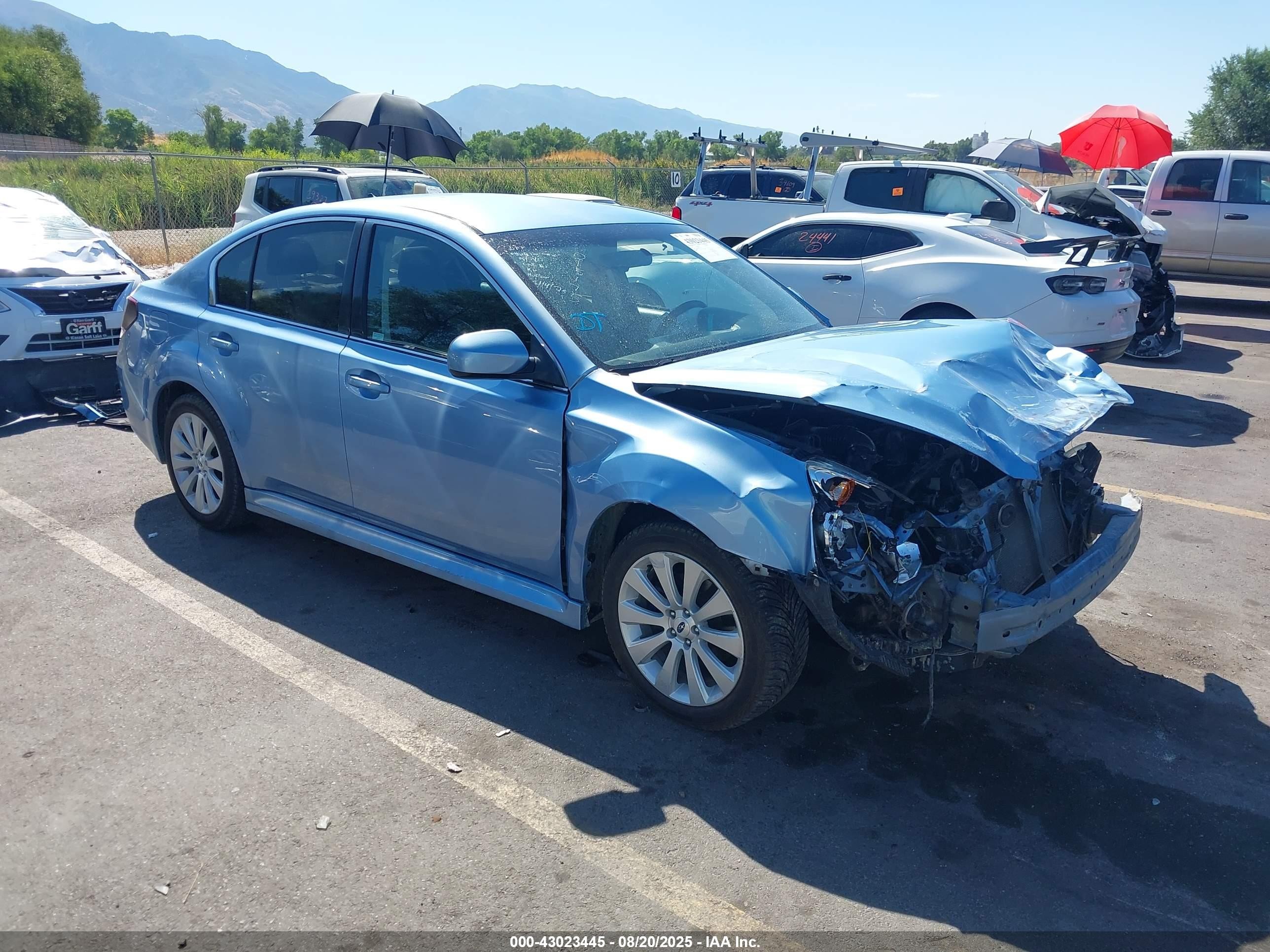 2012 Subaru Legacy 2.5i Limited Light Blue vin: 4S3BMBJ60C3015175