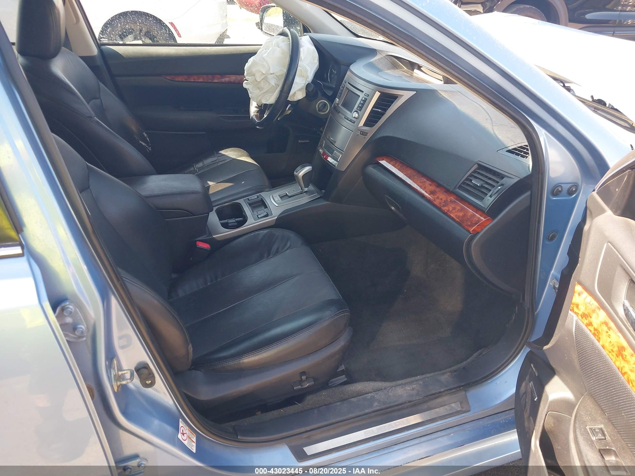 2012 Subaru Legacy 2.5i Limited Light Blue vin: 4S3BMBJ60C3015175