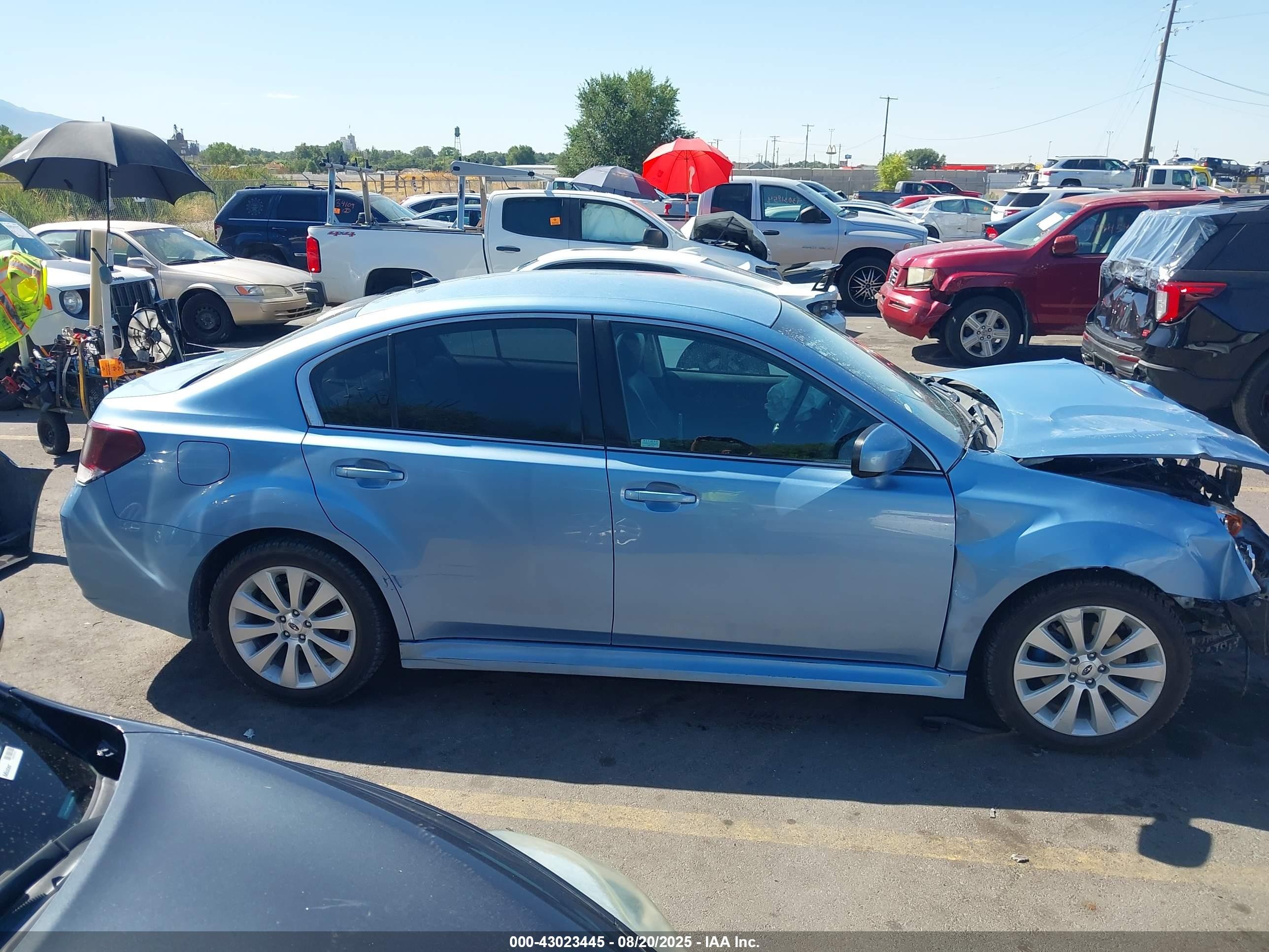 2012 Subaru Legacy 2.5i Limited Light Blue vin: 4S3BMBJ60C3015175