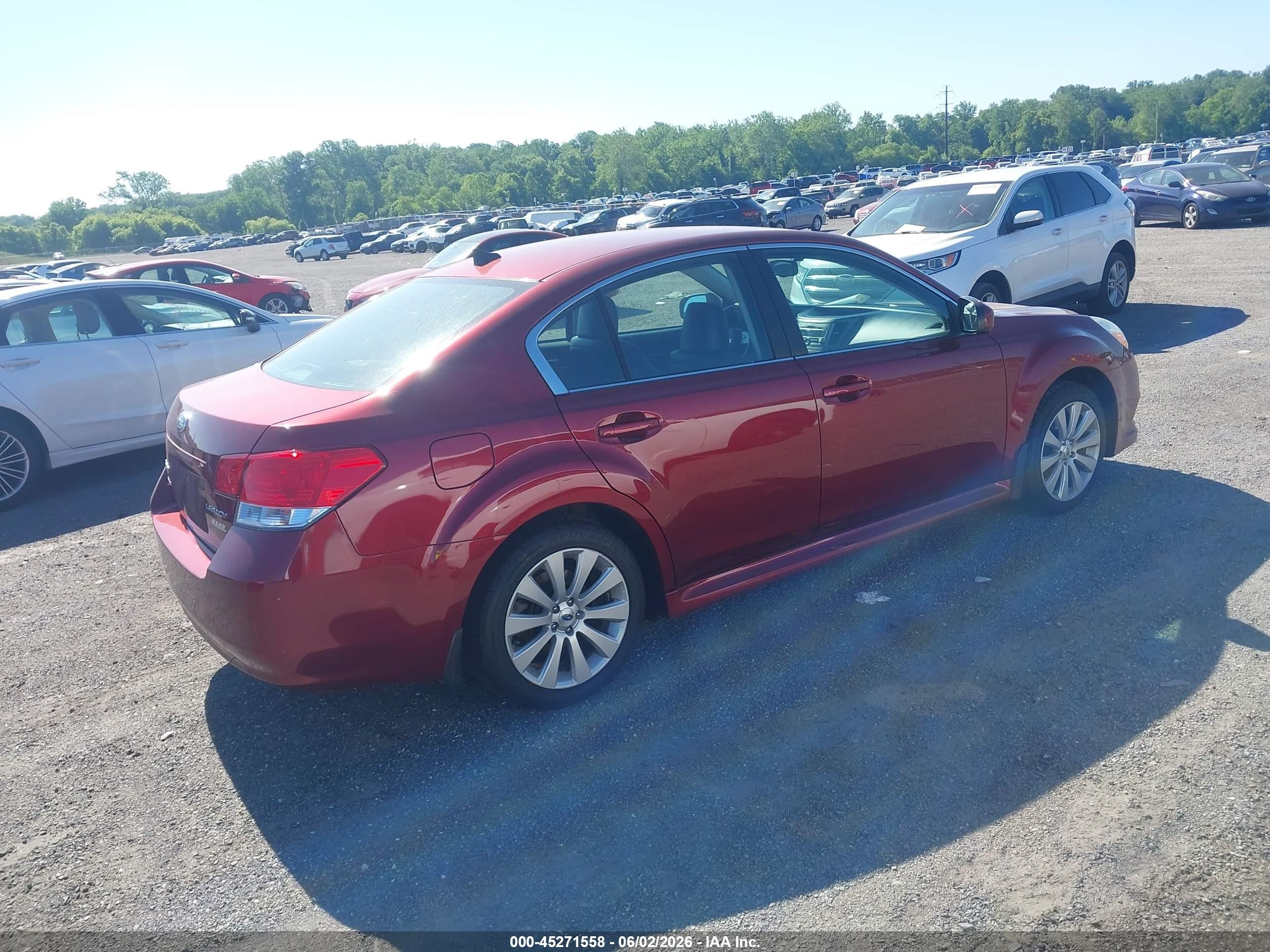 2011 Subaru Legacy 2.5i Limited Red vin: 4S3BMBJ64B3259653