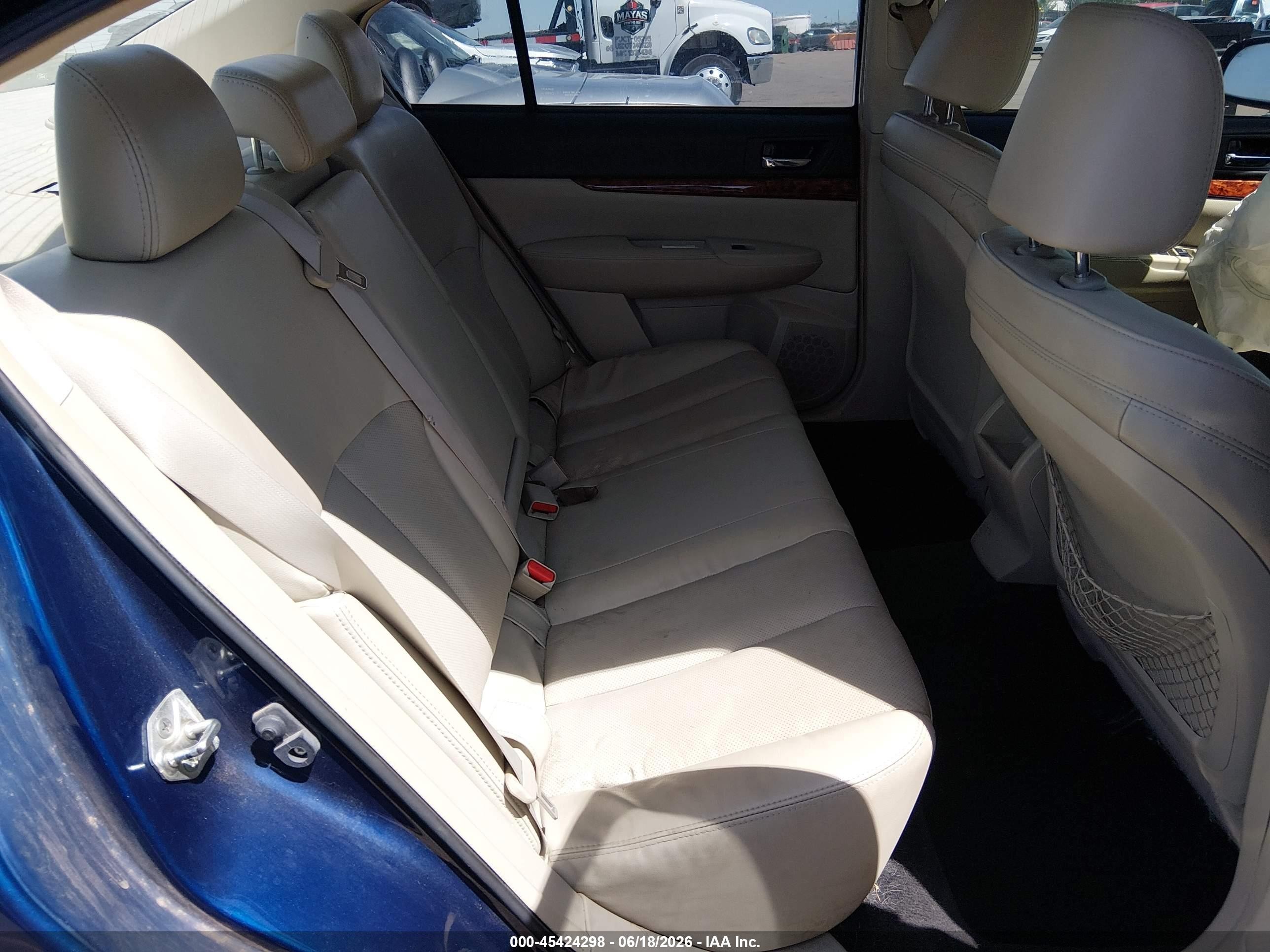 2011 Subaru Legacy 2.5i Limited Blue vin: 4S3BMBJ65B3222966