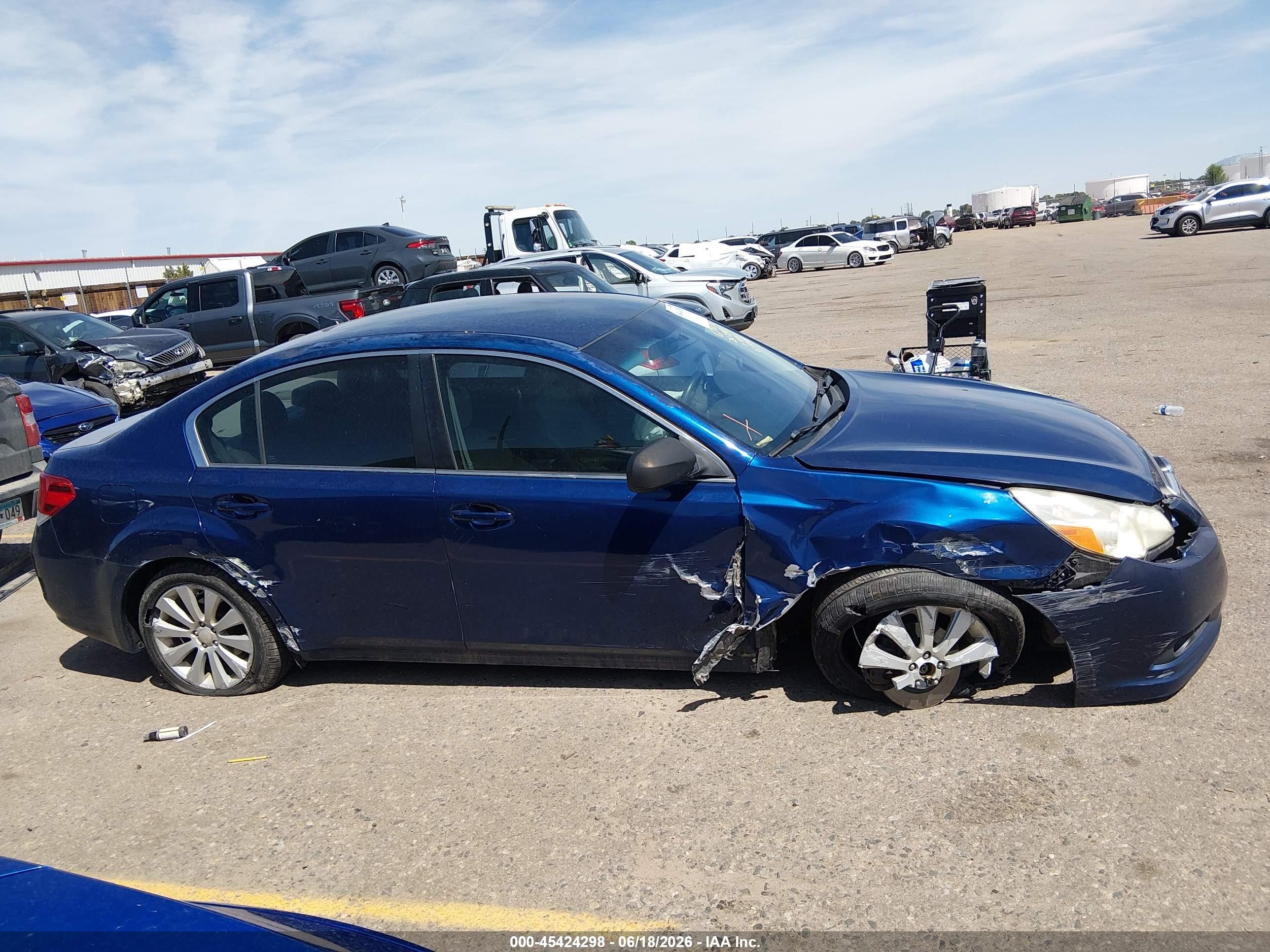 2011 Subaru Legacy 2.5i Limited Blue vin: 4S3BMBJ65B3222966