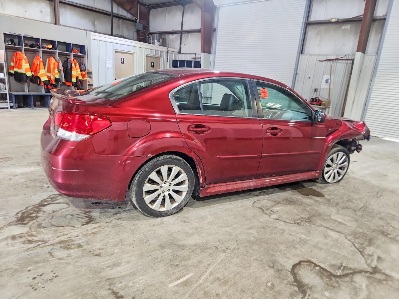2010 Subaru Legacy 2.5i Limited Красный vin: 4S3BMBJ66A3219315
