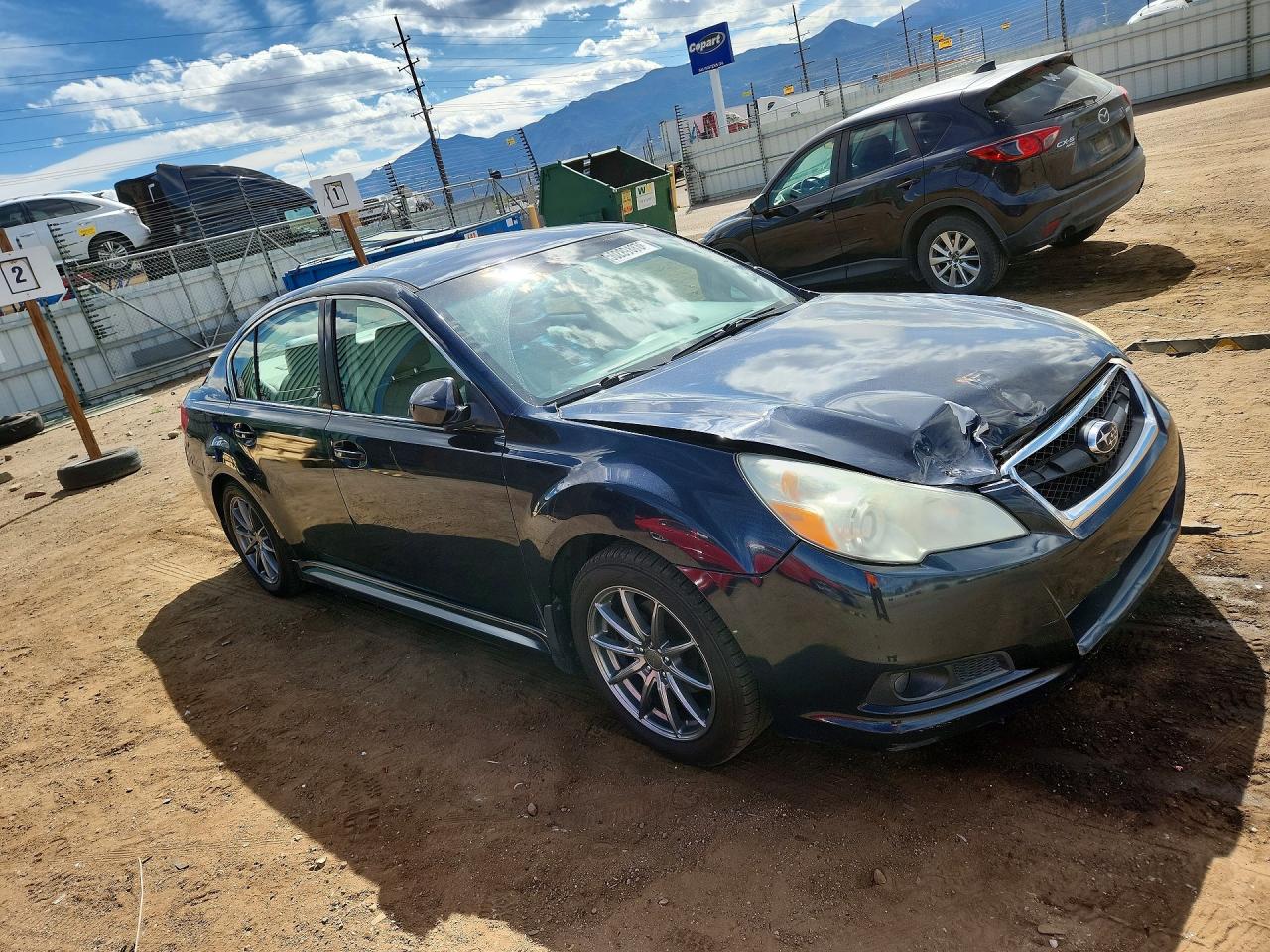 2012 Subaru Legacy 2.5i Limited Blue vin: 4S3BMBK60C3024487