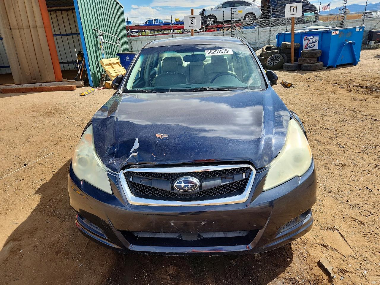 2012 Subaru Legacy 2.5i Limited Blue vin: 4S3BMBK60C3024487