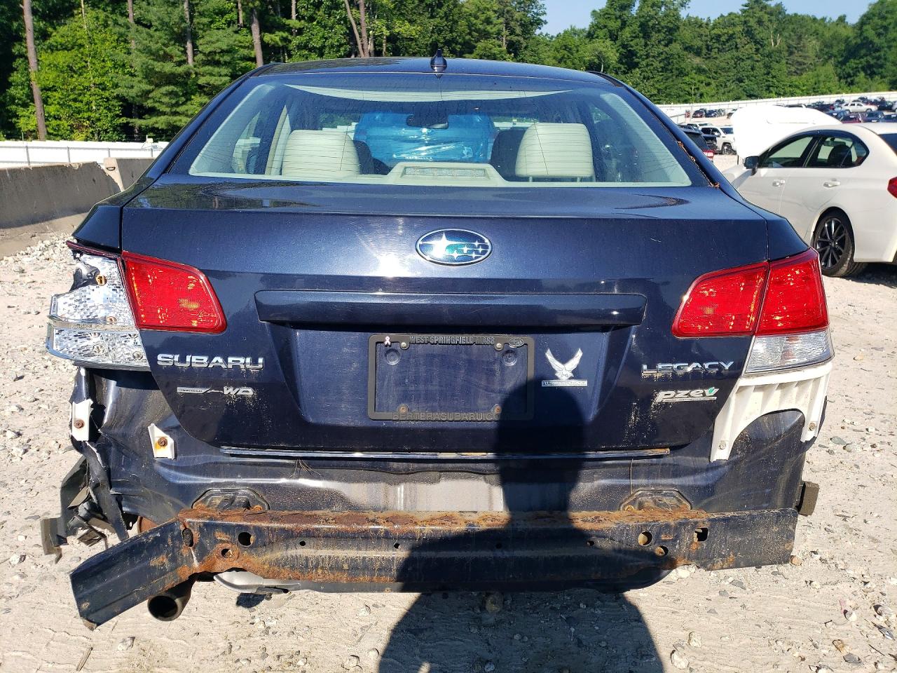 2013 Subaru Legacy 2.5i Limited Blue vin: 4S3BMBK60D3032879