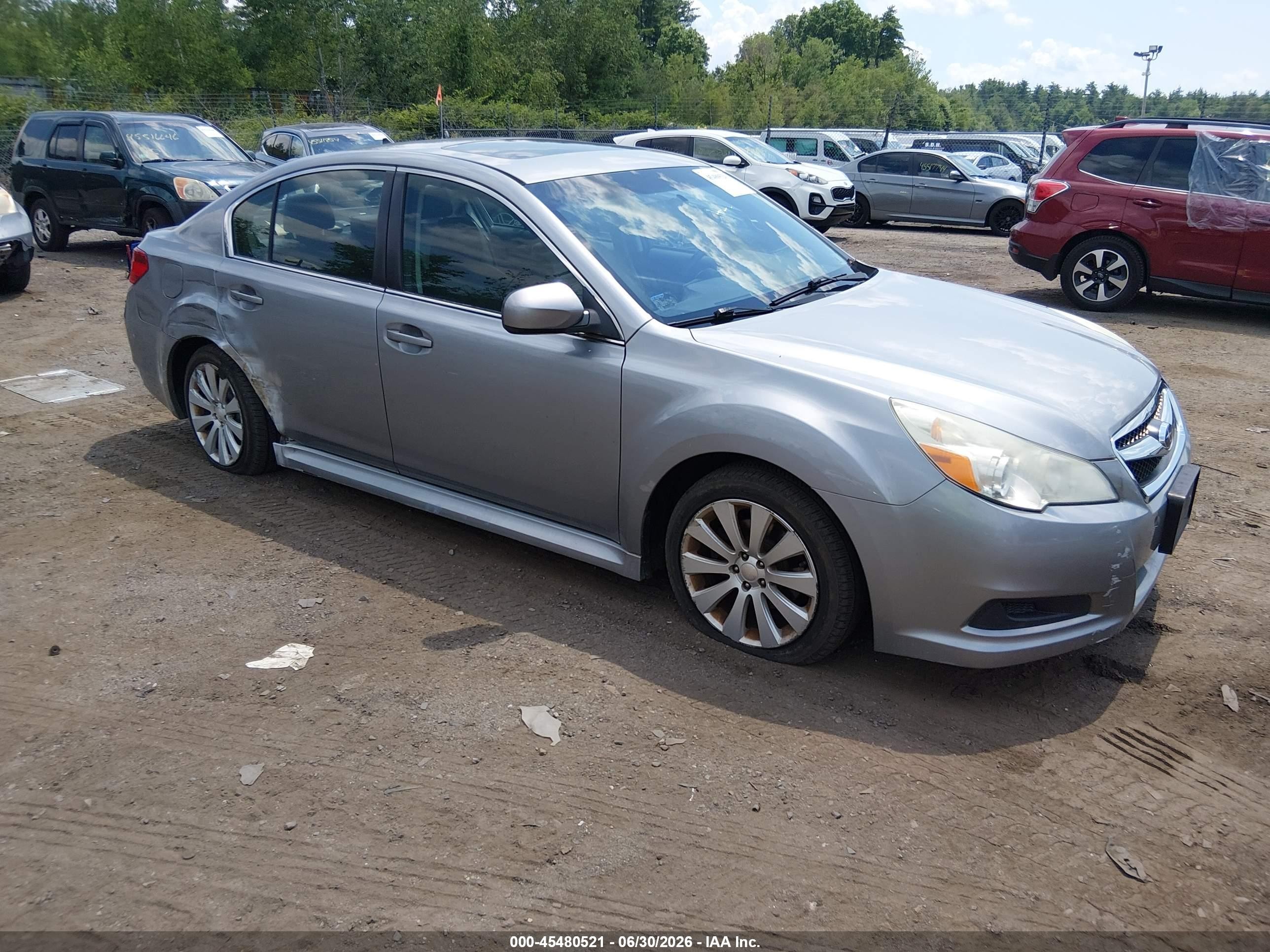 2011 Subaru Legacy 2.5i Limited Silver vin: 4S3BMBK61B3222929