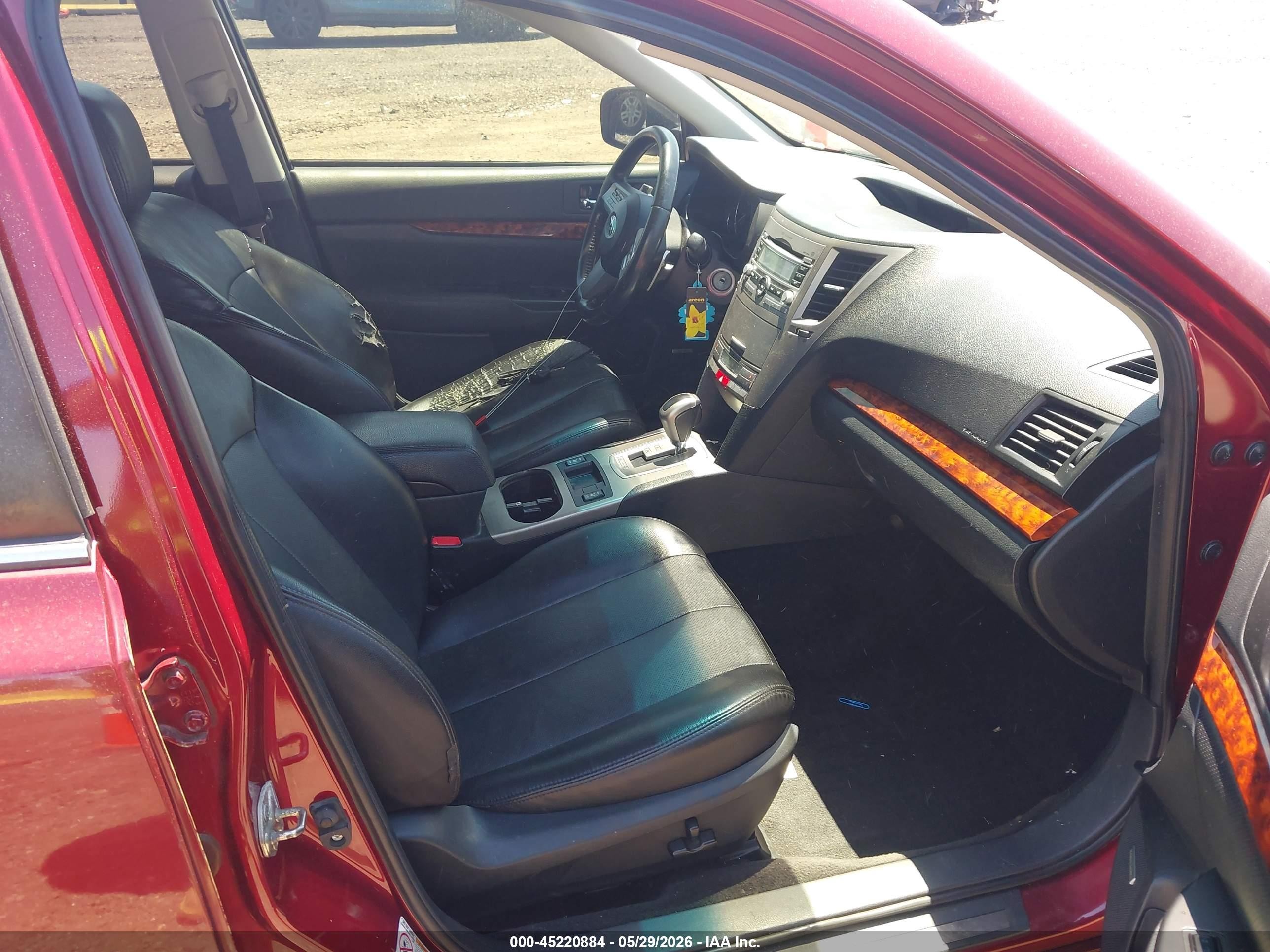 2011 Subaru Legacy 2.5i Limited Red vin: 4S3BMBK61B3237690
