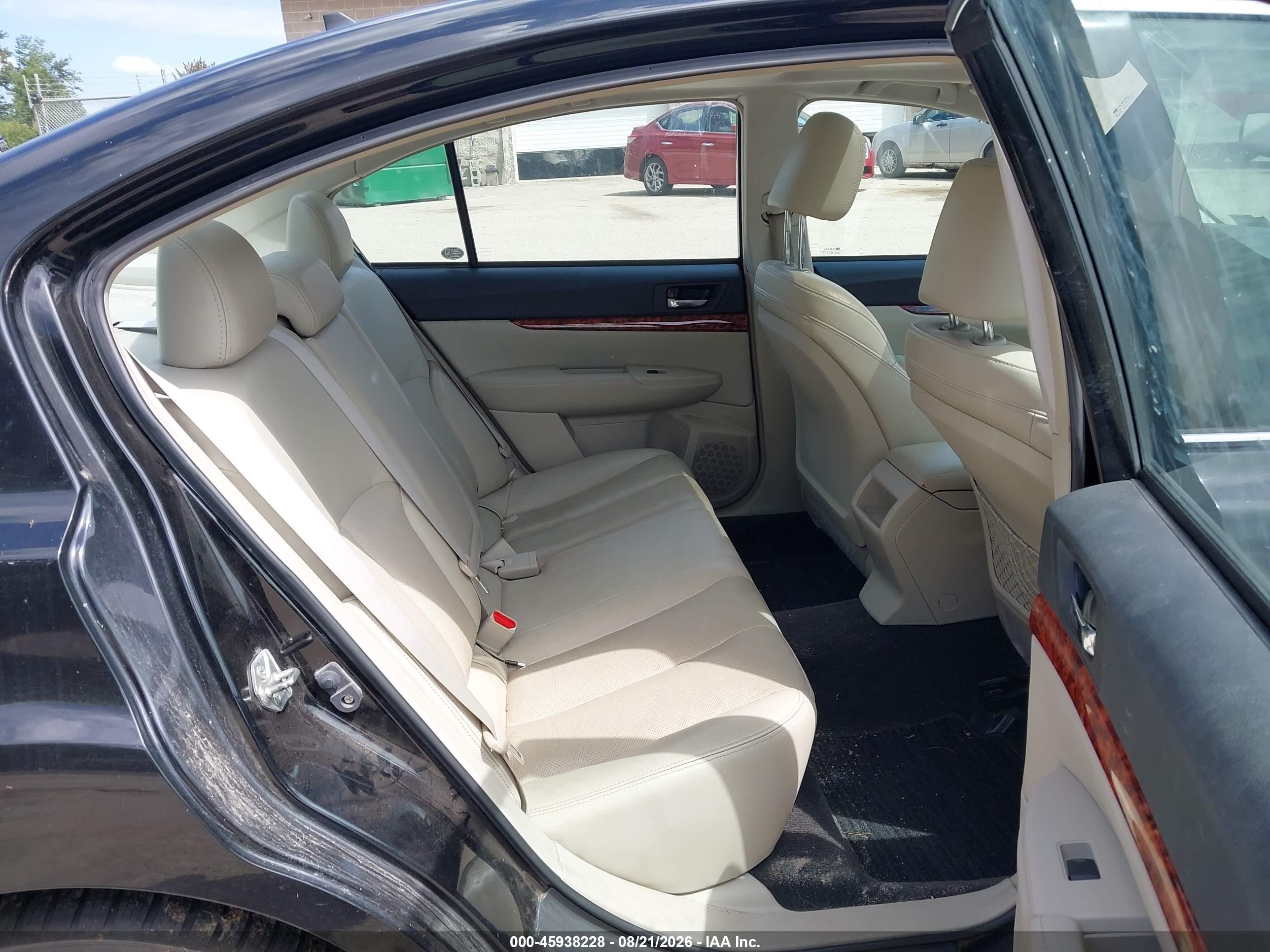 2011 Subaru Legacy 2.5i Limited Black vin: 4S3BMBK61B3249970