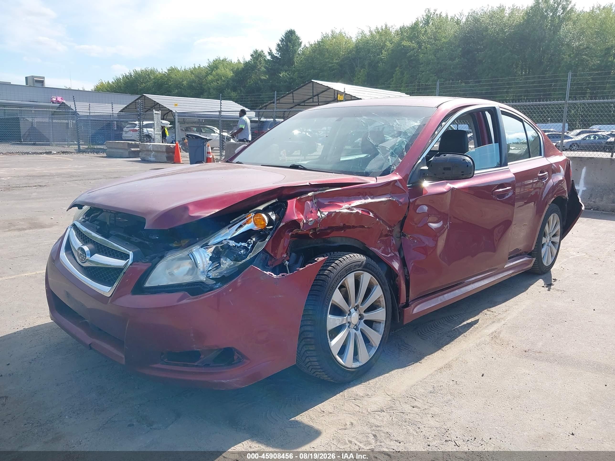2010 Subaru Legacy 2.5i Limited Maroon vin: 4S3BMBK62A3235610