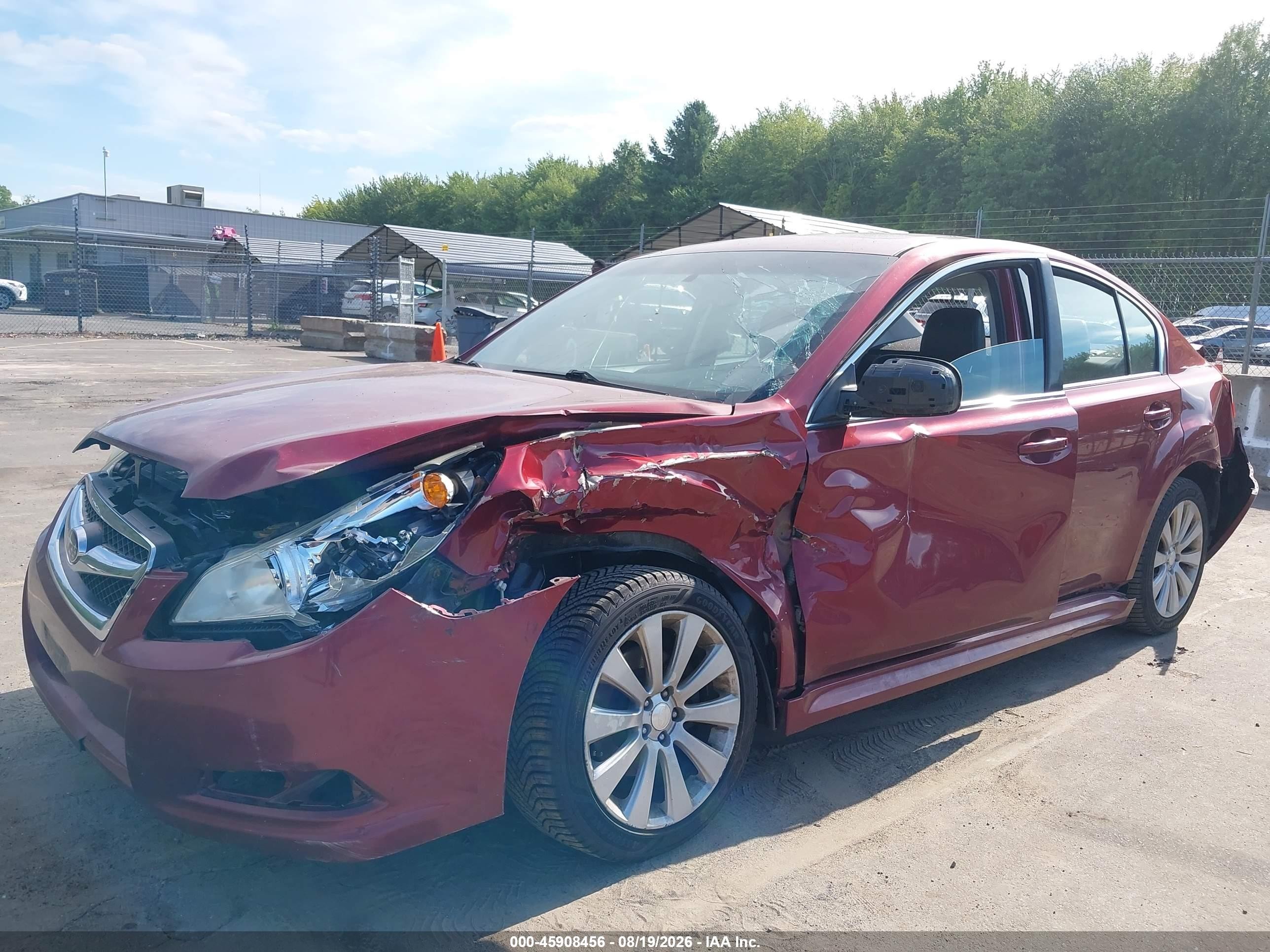 2010 Subaru Legacy 2.5i Limited Maroon vin: 4S3BMBK62A3235610