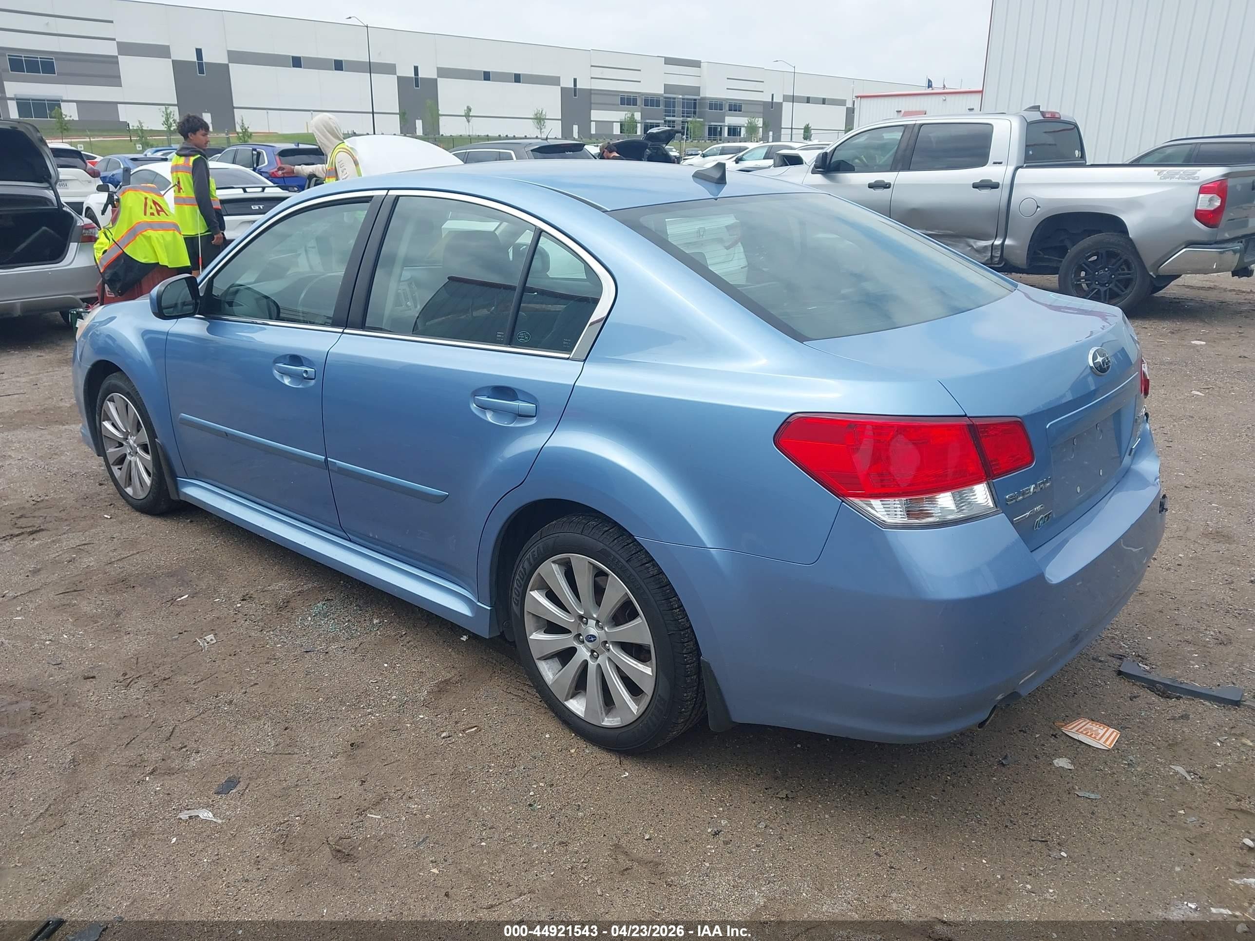 2012 Subaru Legacy 2.5i Limited Blue vin: 4S3BMBK62C3028458