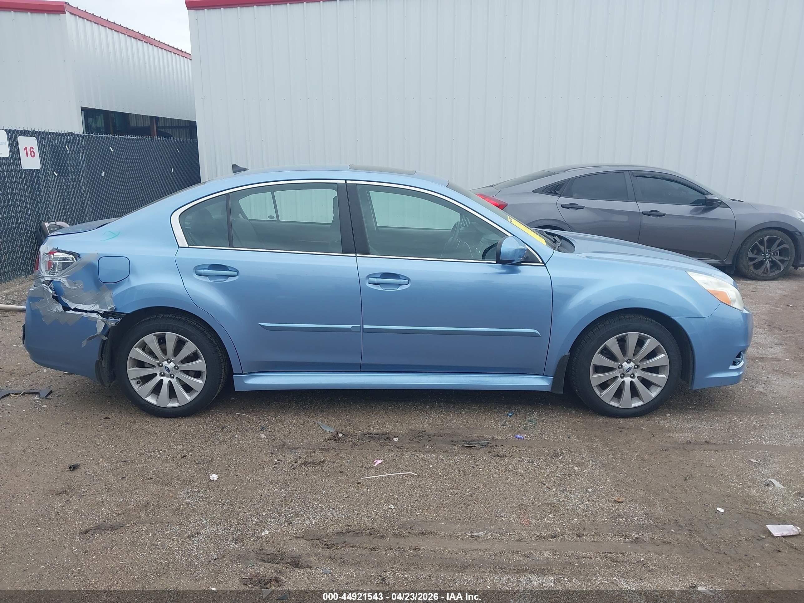 2012 Subaru Legacy 2.5i Limited Blue vin: 4S3BMBK62C3028458