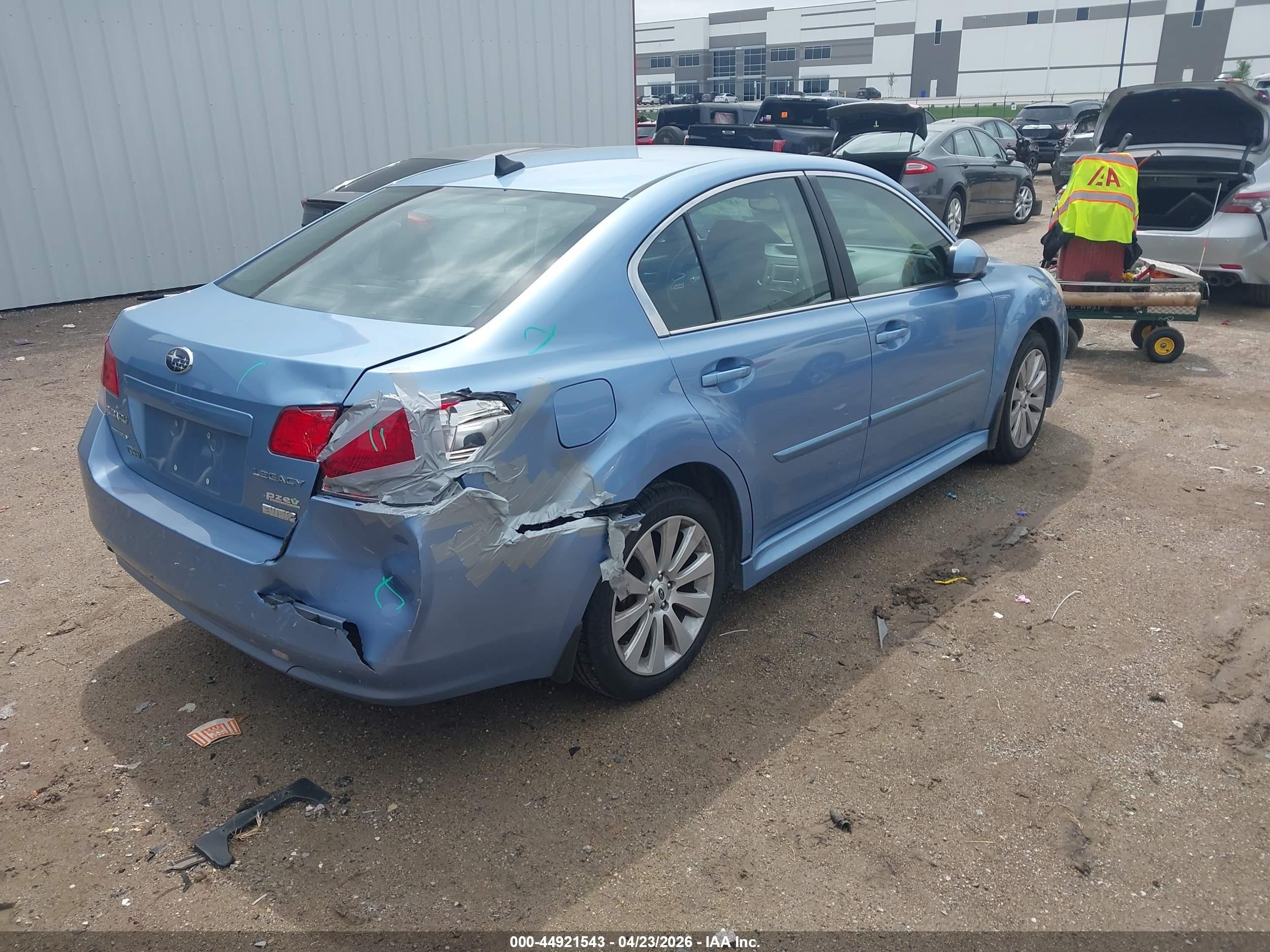 2012 Subaru Legacy 2.5i Limited Blue vin: 4S3BMBK62C3028458