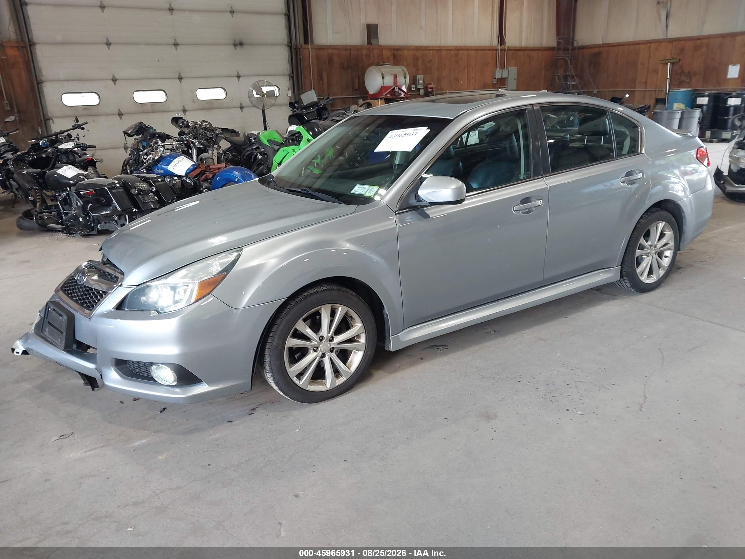 2013 Subaru Legacy 2.5i Limited Gray vin: 4S3BMBK62D3029840