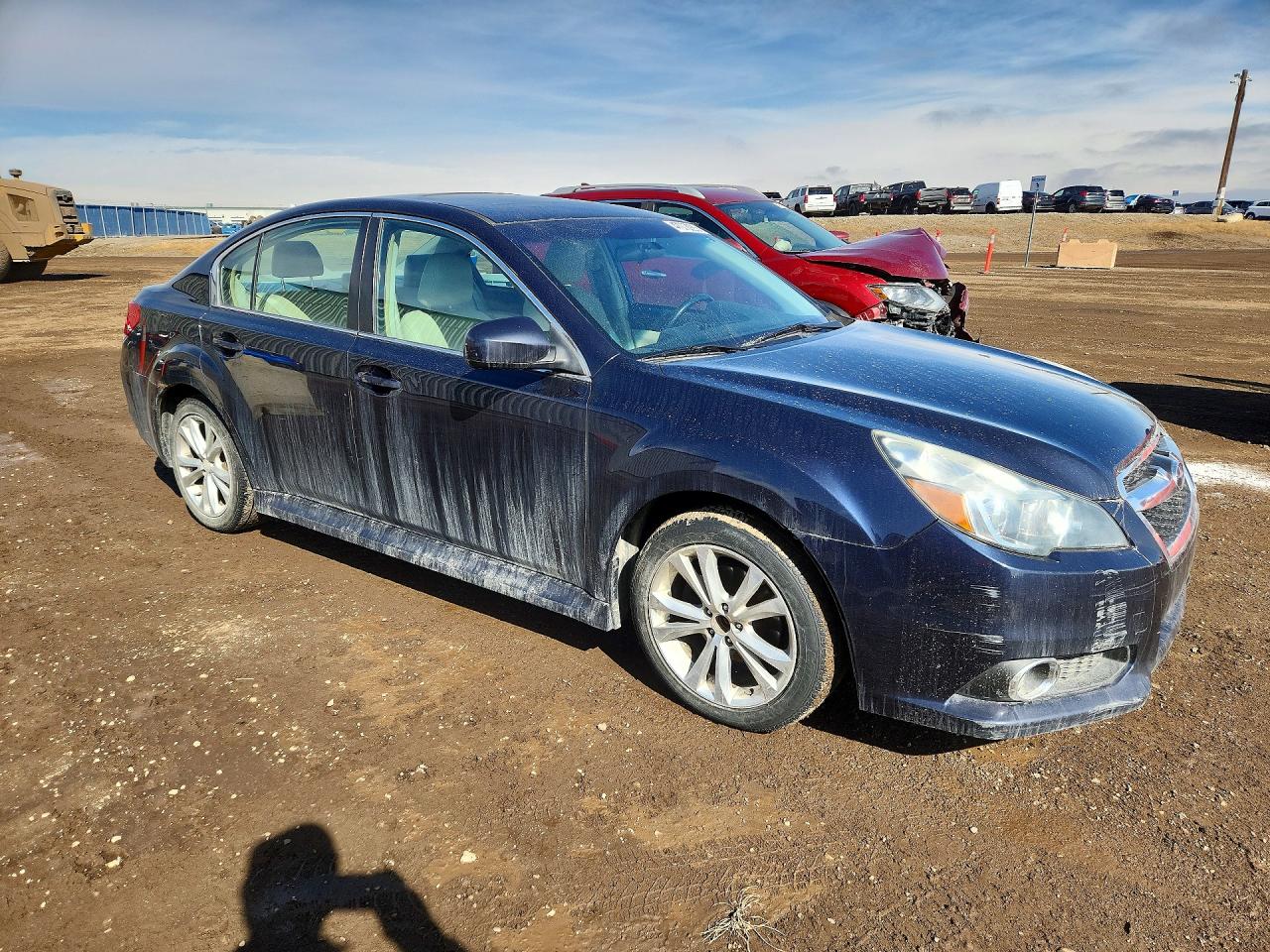2013 Subaru Legacy 2.5i Limited Blue vin: 4S3BMBK62D3038327