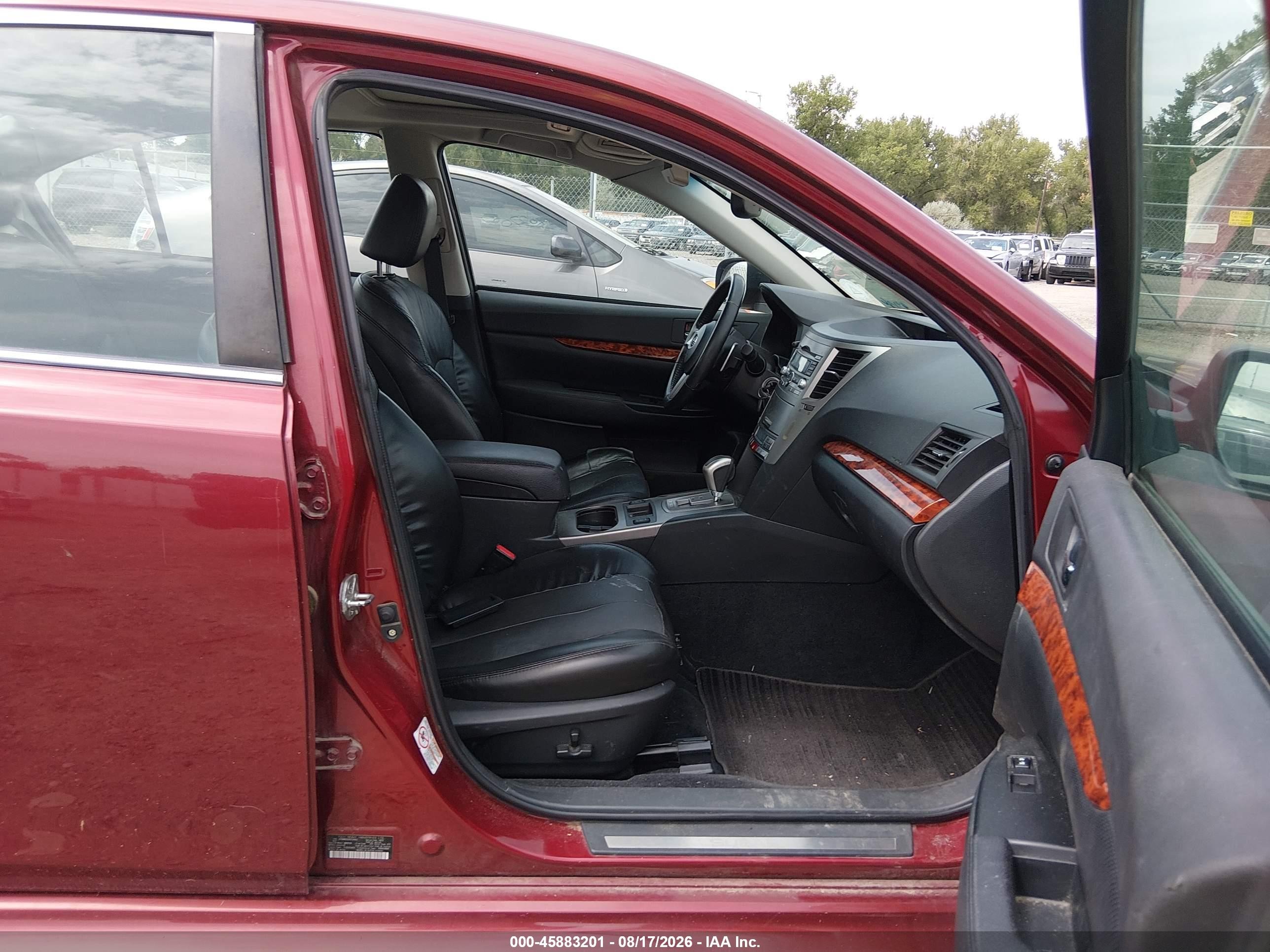 2011 Subaru Legacy 2.5i Limited Red vin: 4S3BMBK63B3234063