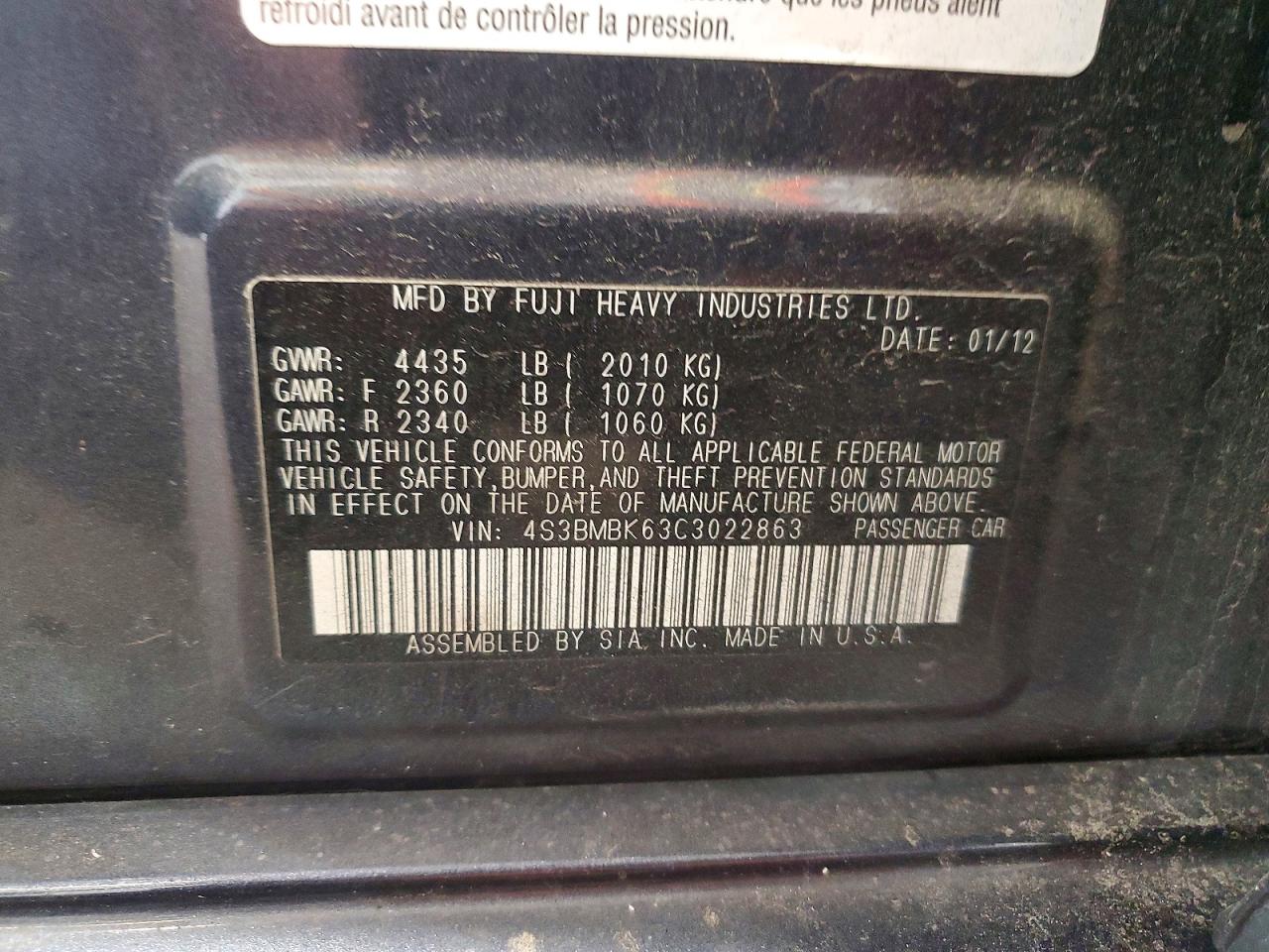 2012 Subaru Legacy 2.5i Limited Gray vin: 4S3BMBK63C3022863