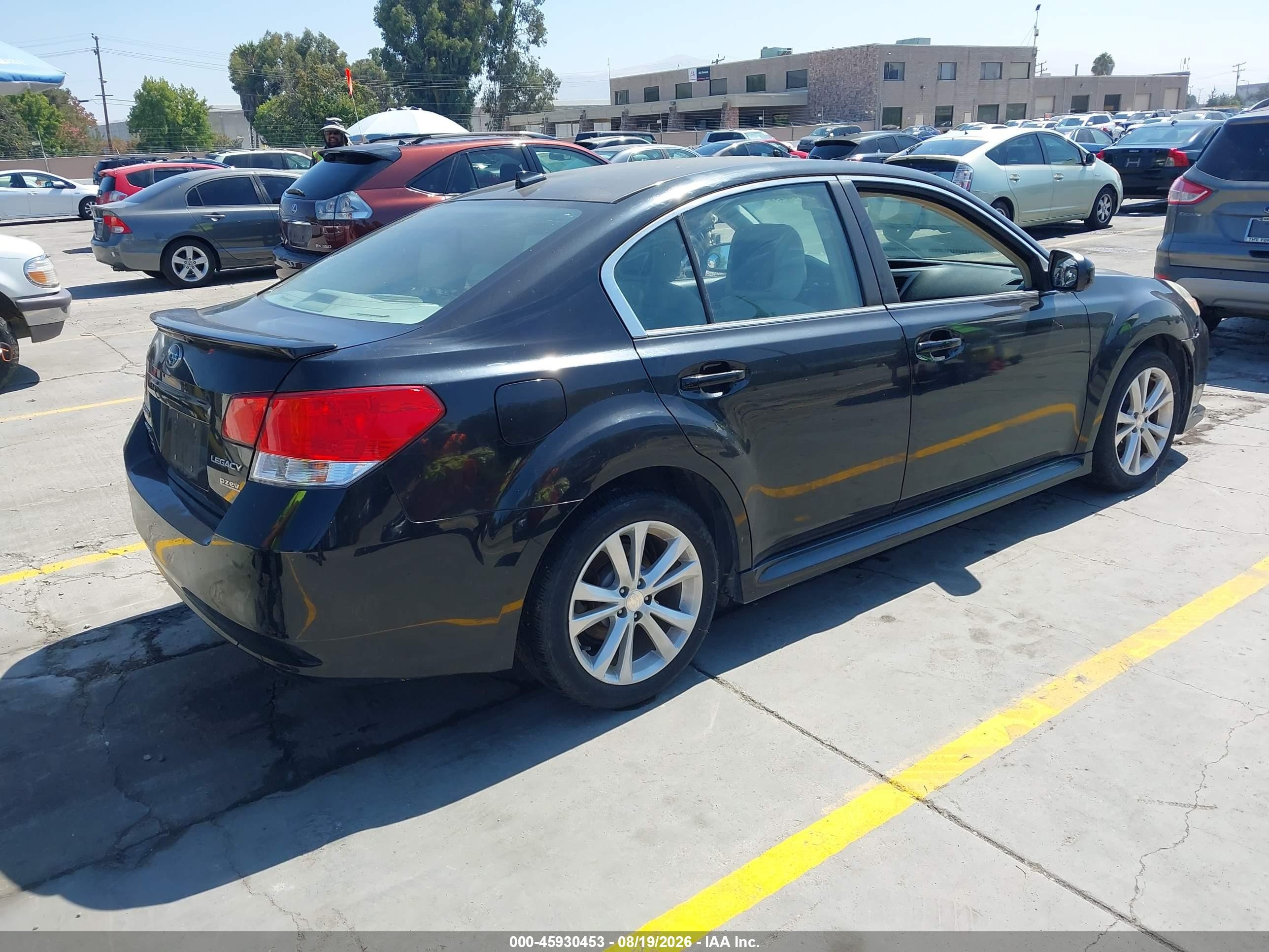 2013 Subaru Legacy 2.5i Limited Black vin: 4S3BMBK63D3018443