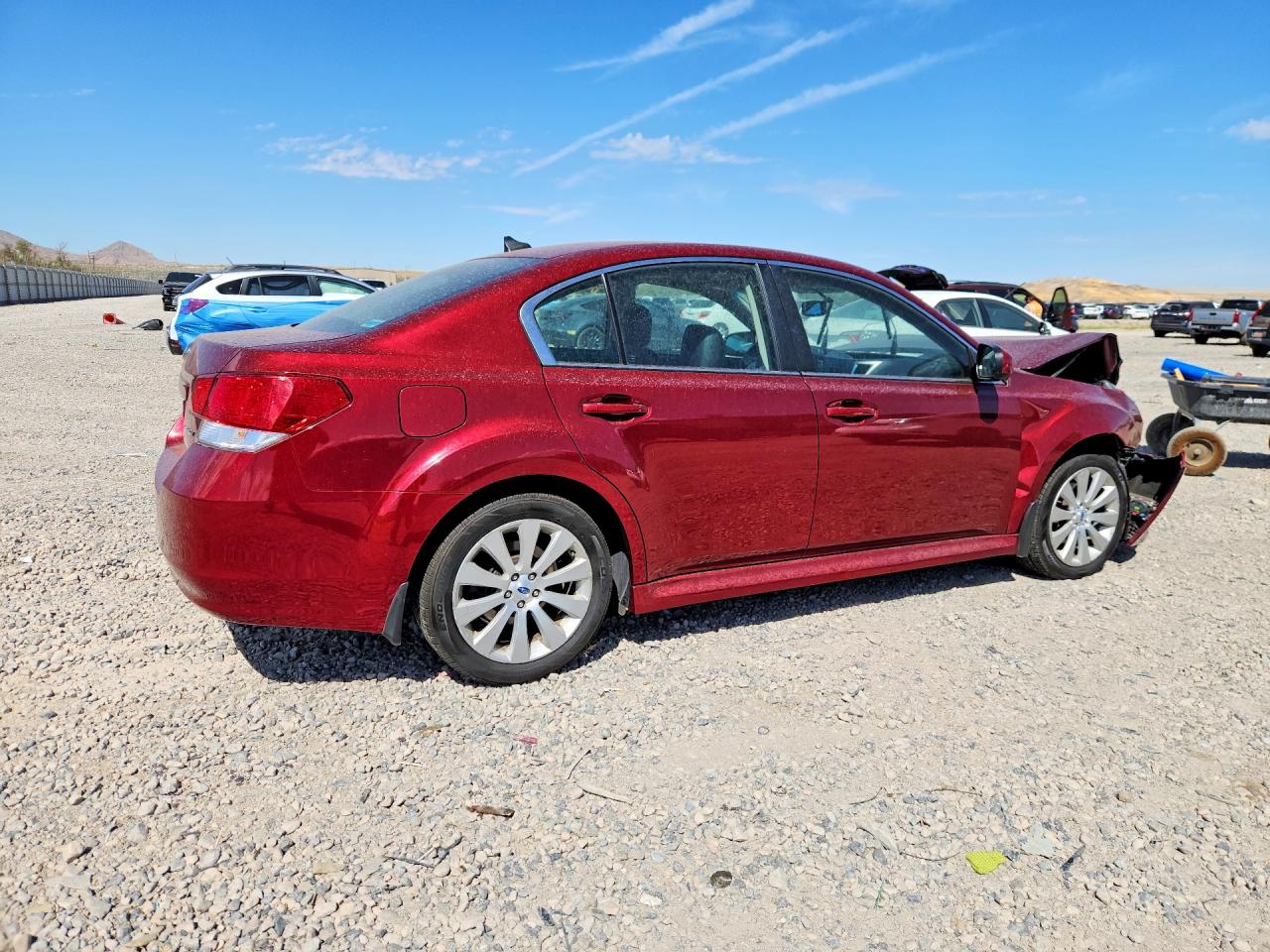 2012 Subaru Legacy 2.5i Limited Red vin: 4S3BMBK64C3019146