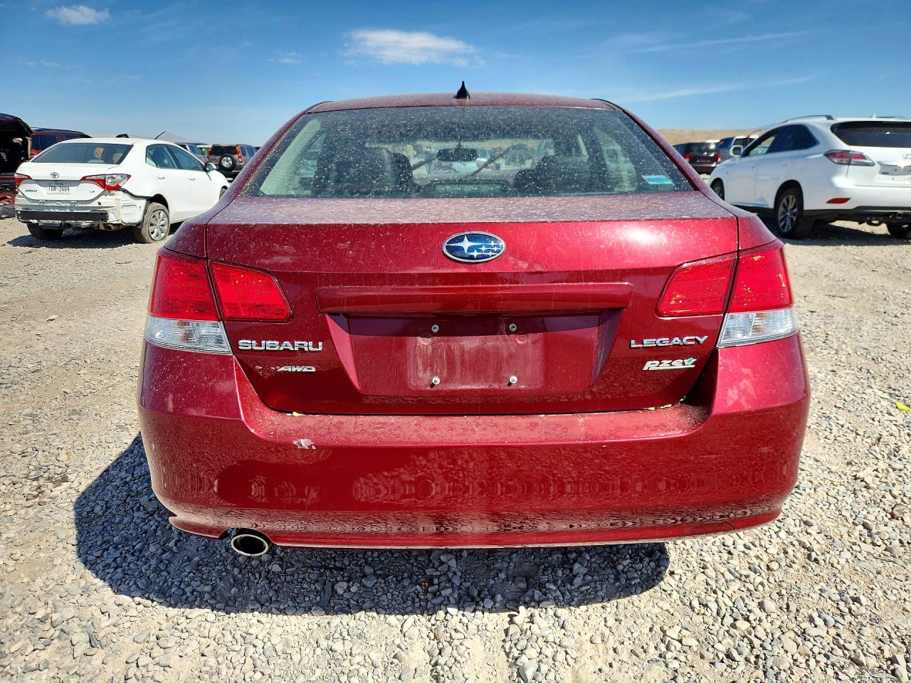 2012 Subaru Legacy 2.5i Limited Red vin: 4S3BMBK64C3019146