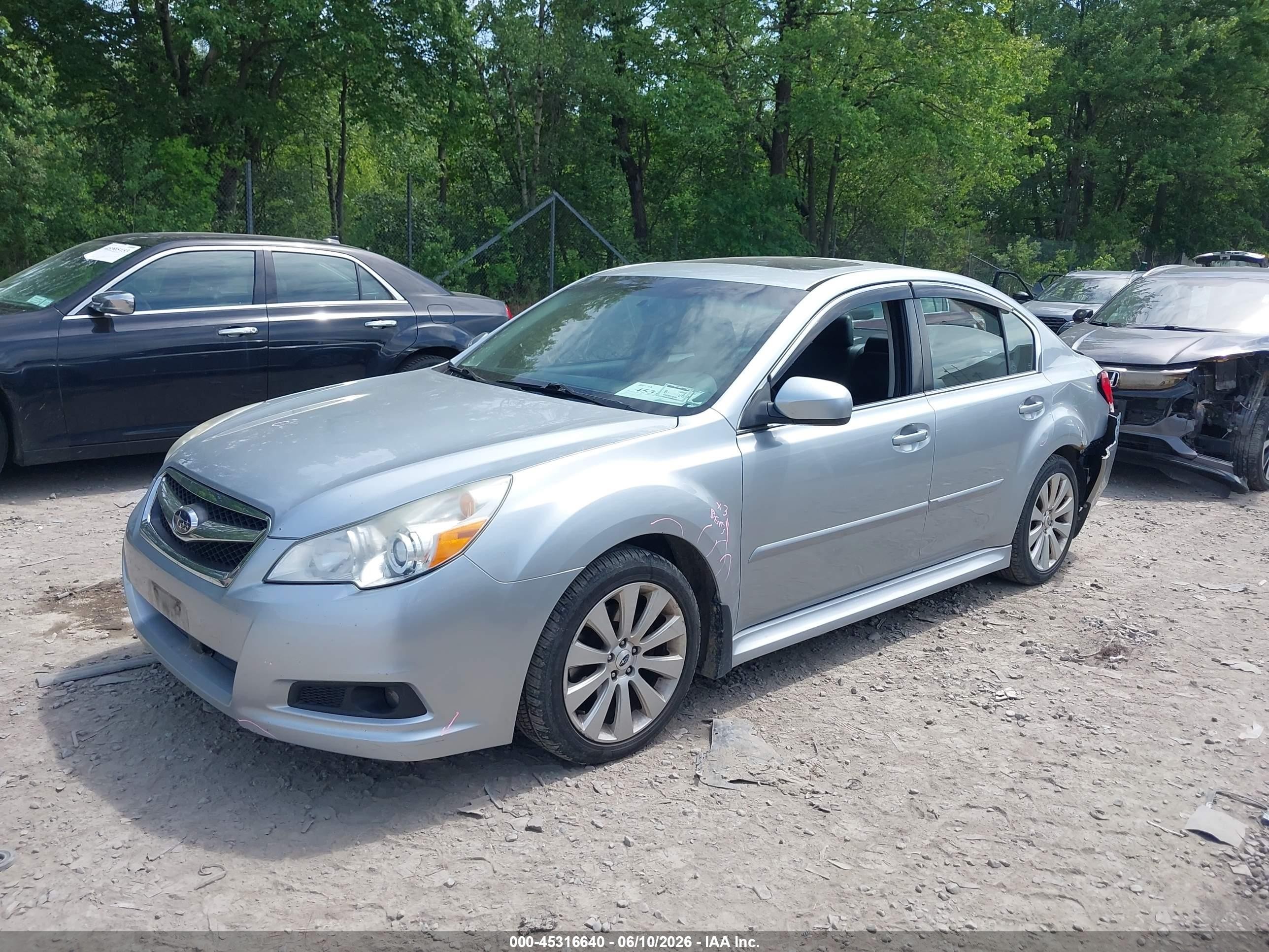 2012 Subaru Legacy 2.5i Limited Синий vin: 4S3BMBK64C3022046