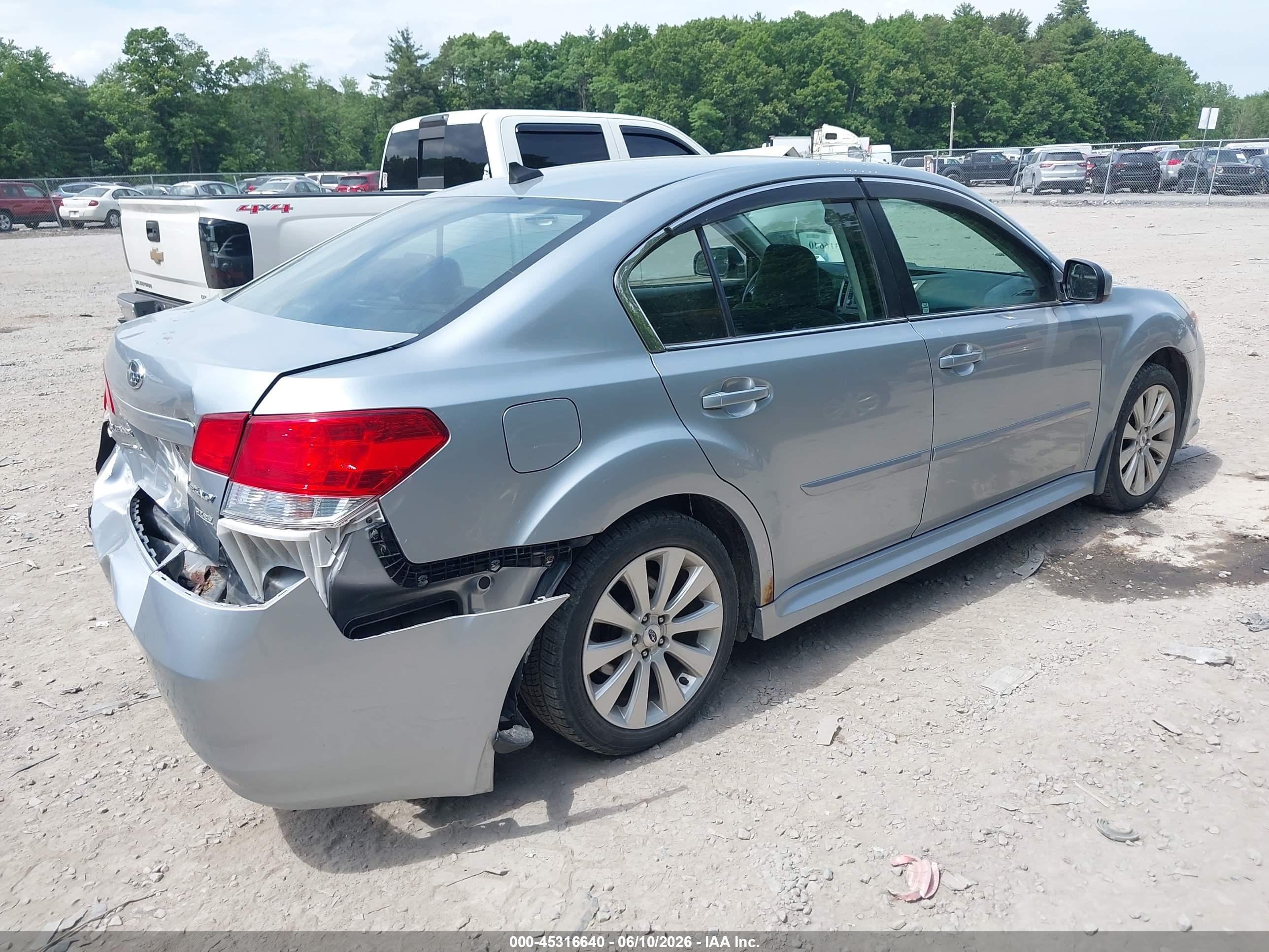 2012 Subaru Legacy 2.5i Limited Синий vin: 4S3BMBK64C3022046