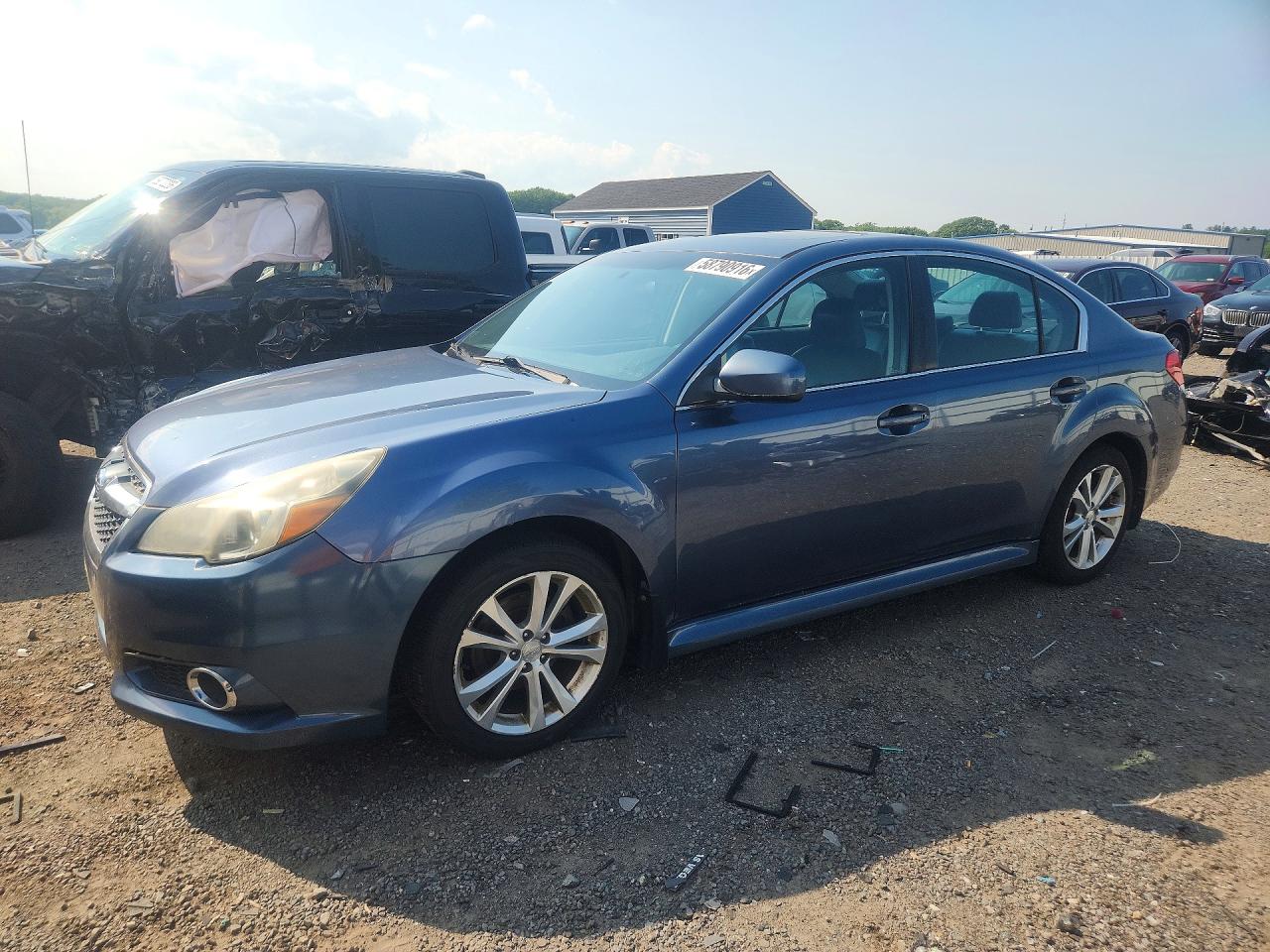 2013 Subaru Legacy 2.5i Limited Blue vin: 4S3BMBK64D3017513