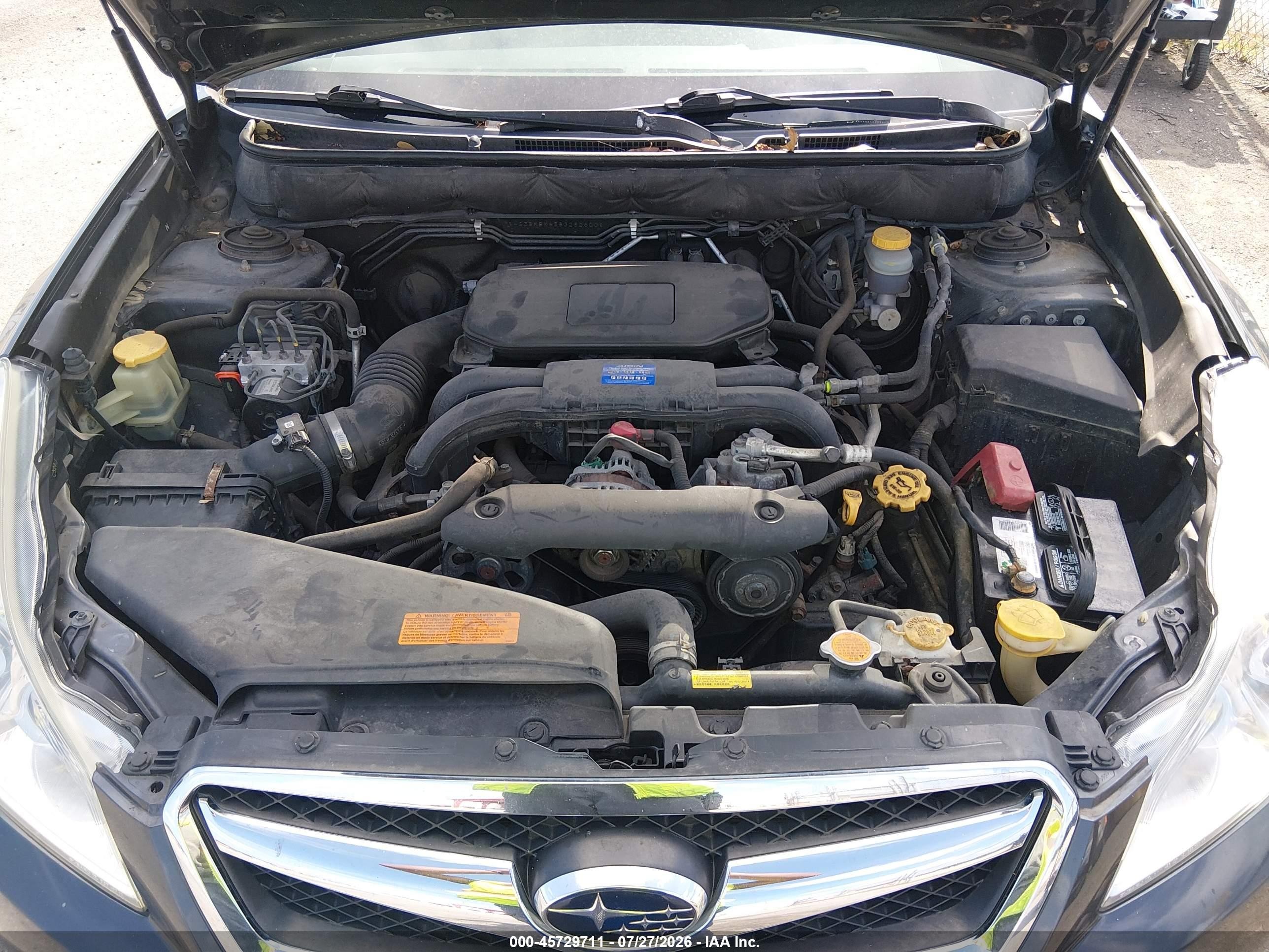 2011 Subaru Legacy 2.5i Limited Gray vin: 4S3BMBK65B3252600