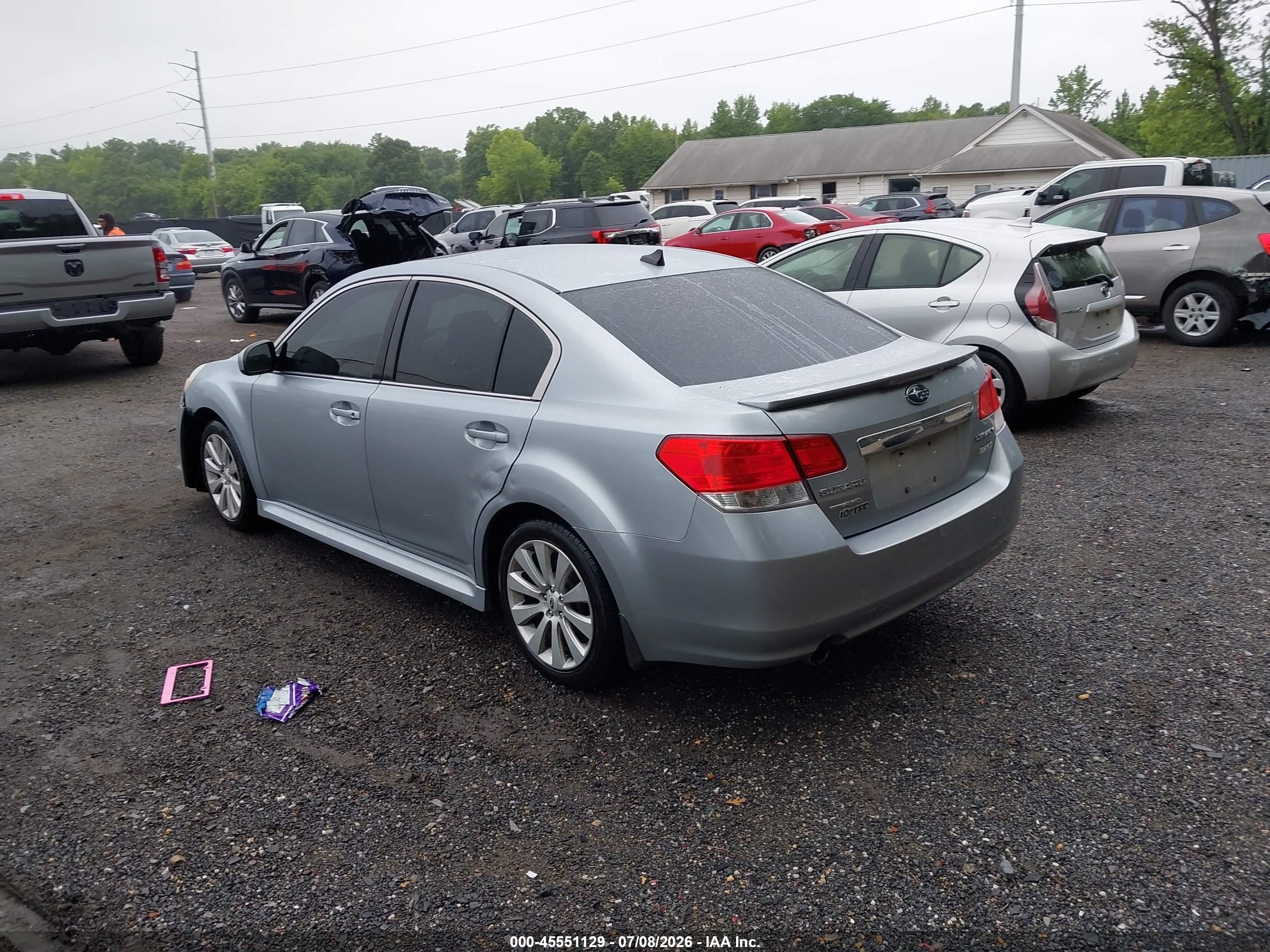 2012 Subaru Legacy 2.5i Limited Silver vin: 4S3BMBK65C3013839