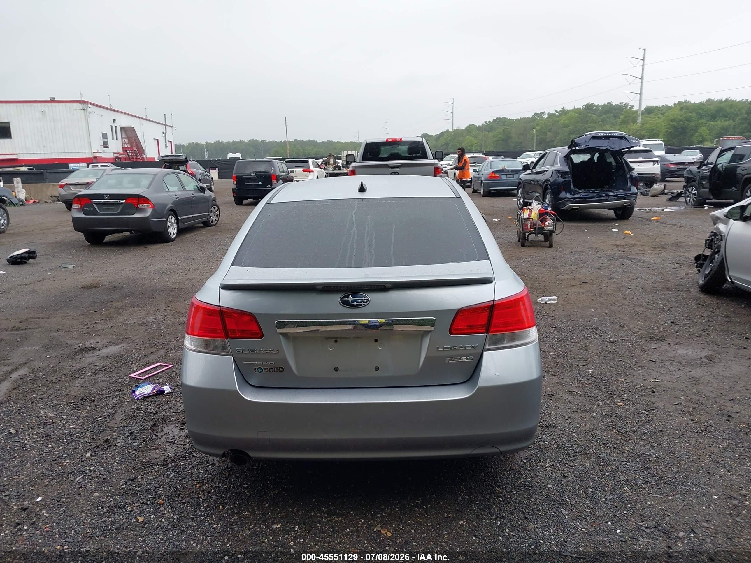 2012 Subaru Legacy 2.5i Limited Silver vin: 4S3BMBK65C3013839