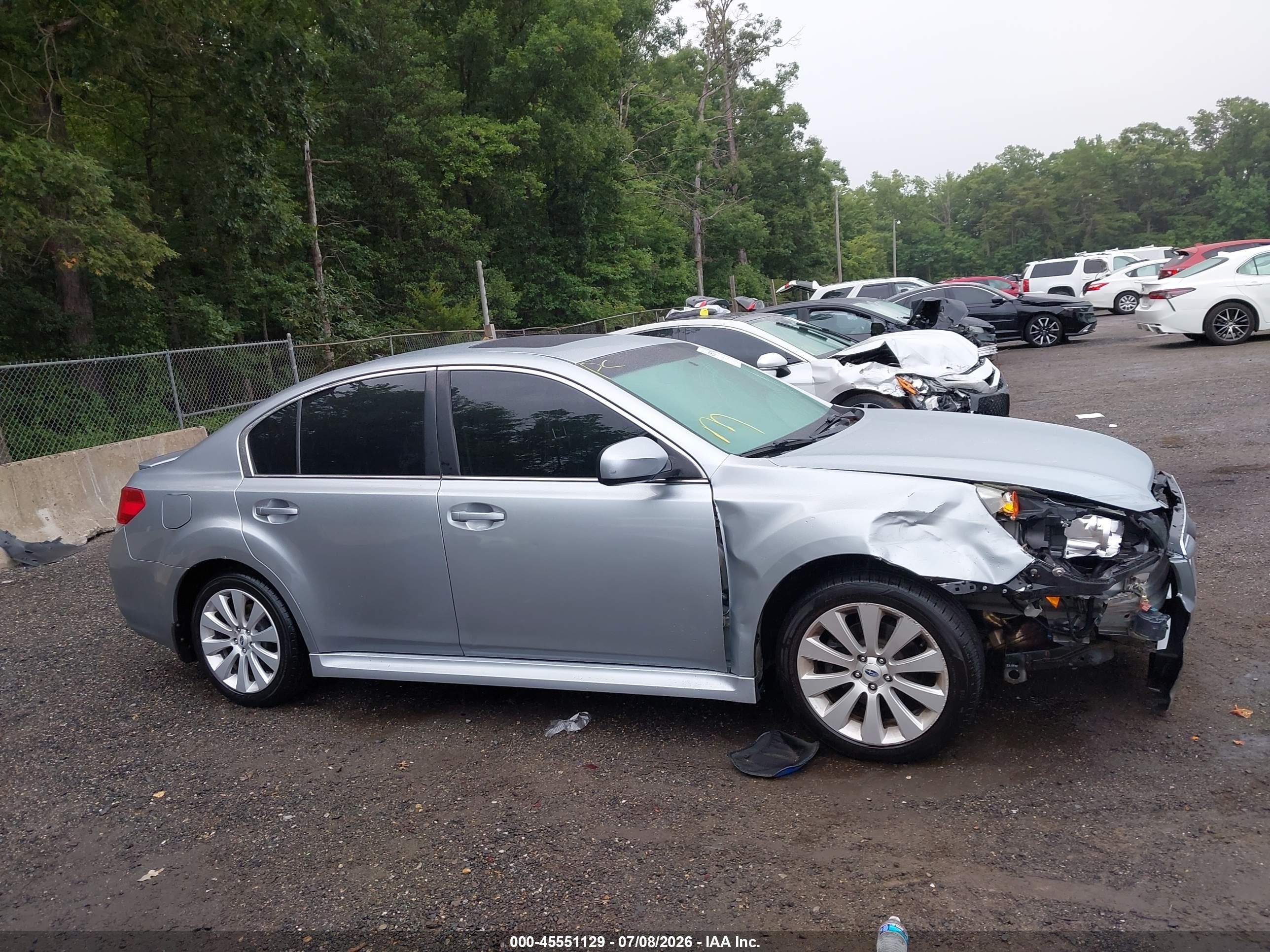 2012 Subaru Legacy 2.5i Limited Silver vin: 4S3BMBK65C3013839