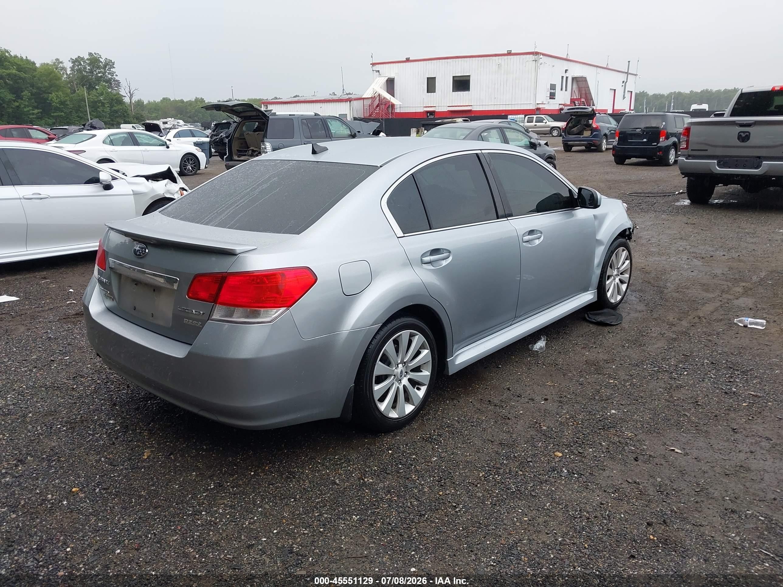 2012 Subaru Legacy 2.5i Limited Silver vin: 4S3BMBK65C3013839